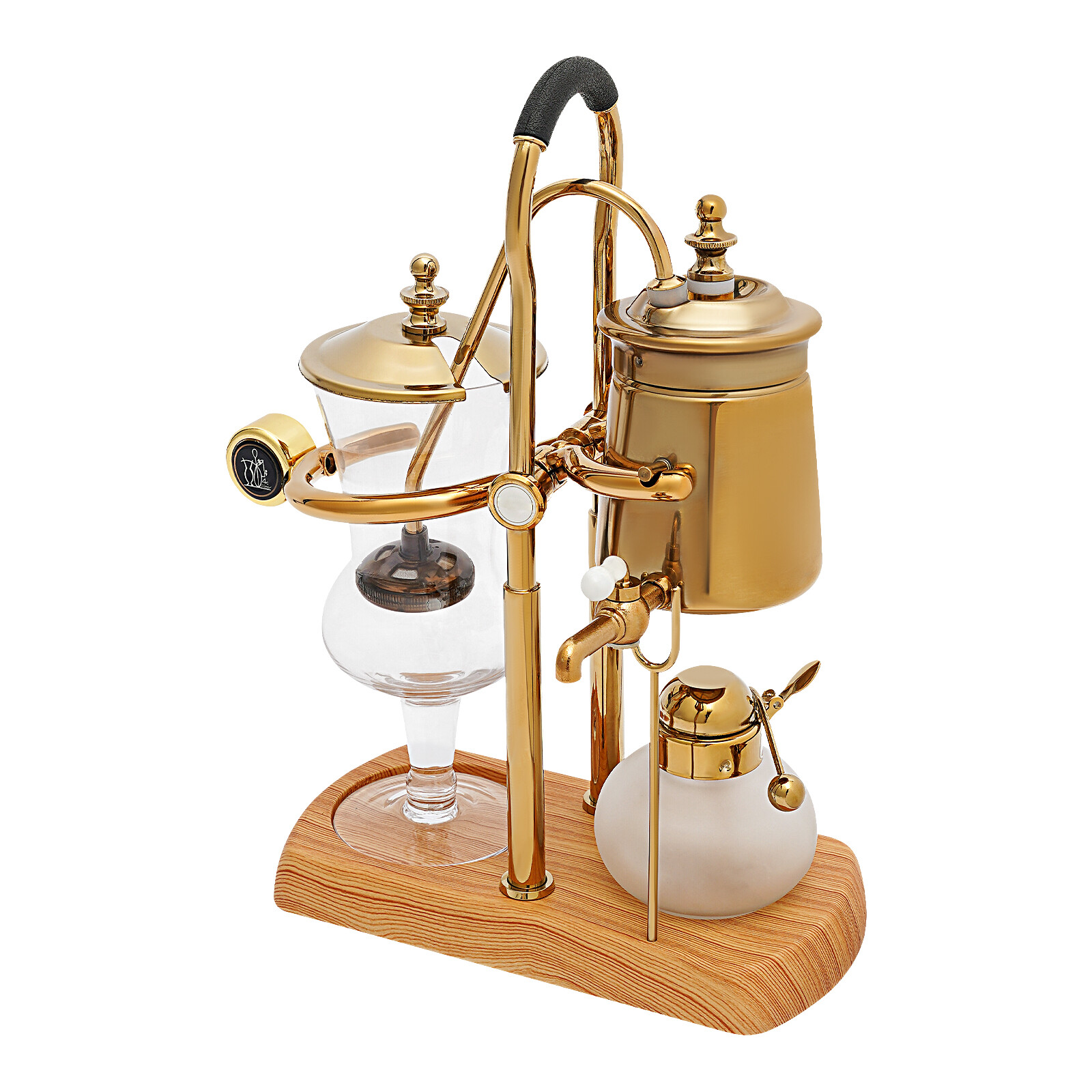 Belgium Siphon Coffee Maker w/Measuring Cup+Scoop+Stent 400ml Home Cafe Office