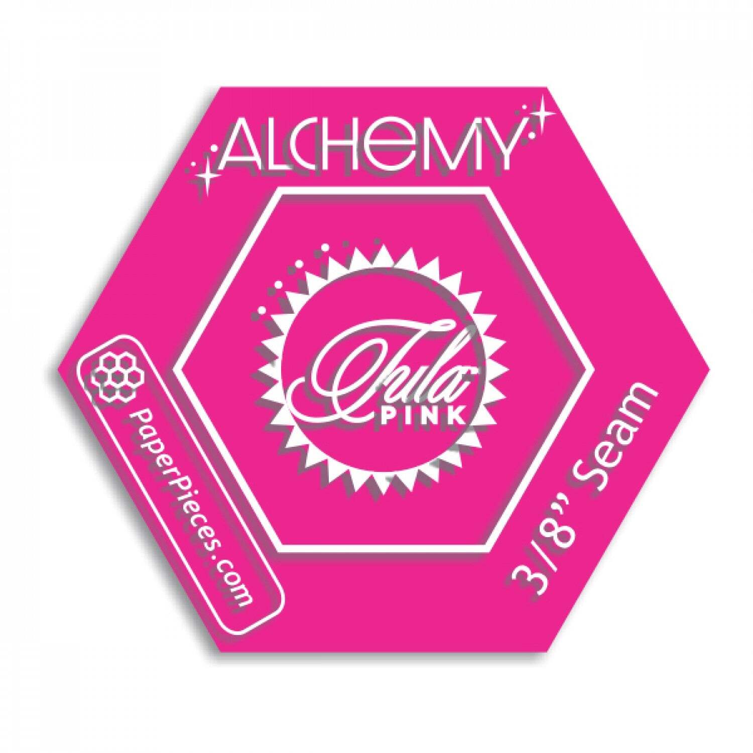 Alchemy Acrylic Template with 3/8in Seam Allowance by Tula Pink