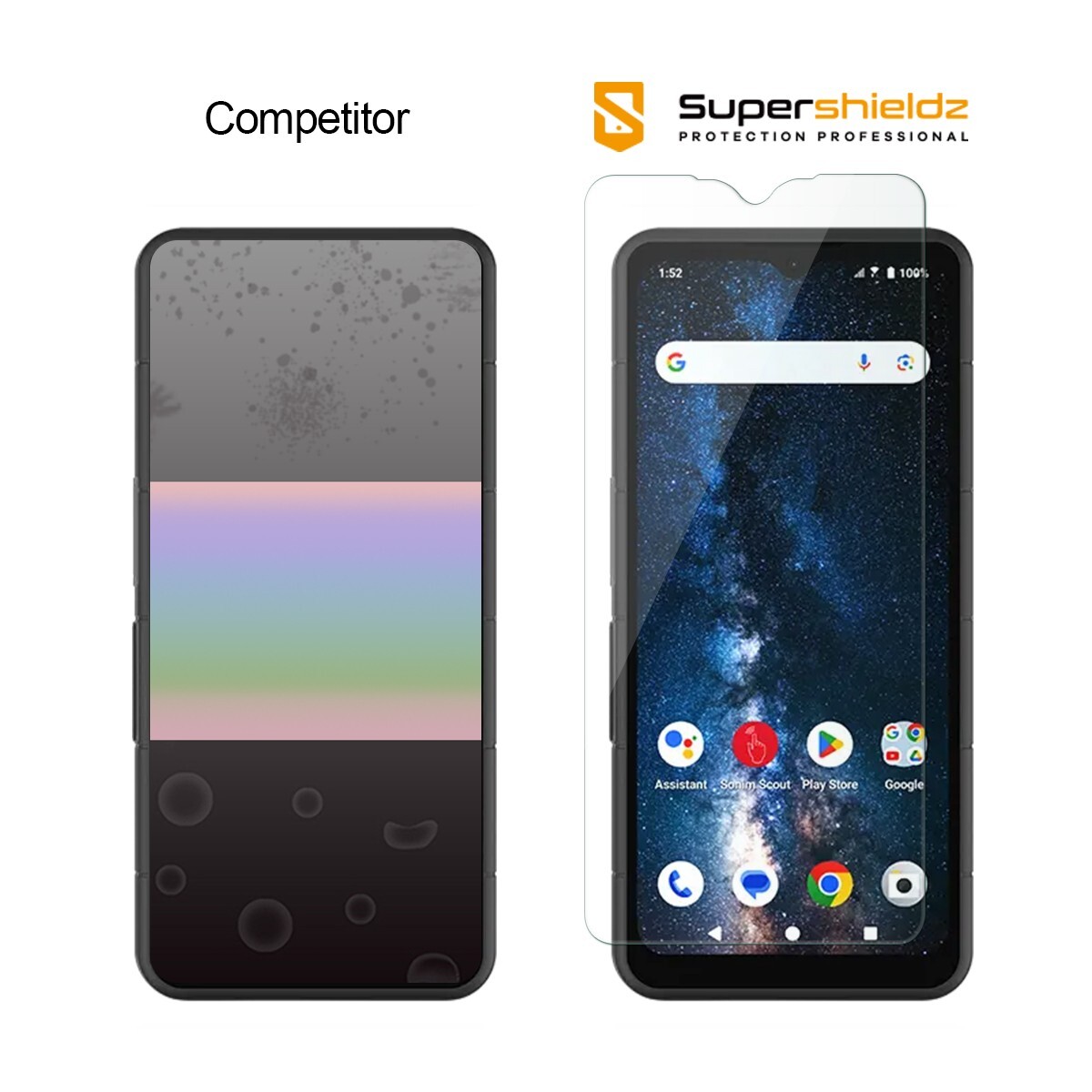 [3-Pack] Supershieldz Tempered Glass Screen Protector for Sonim XP Pro