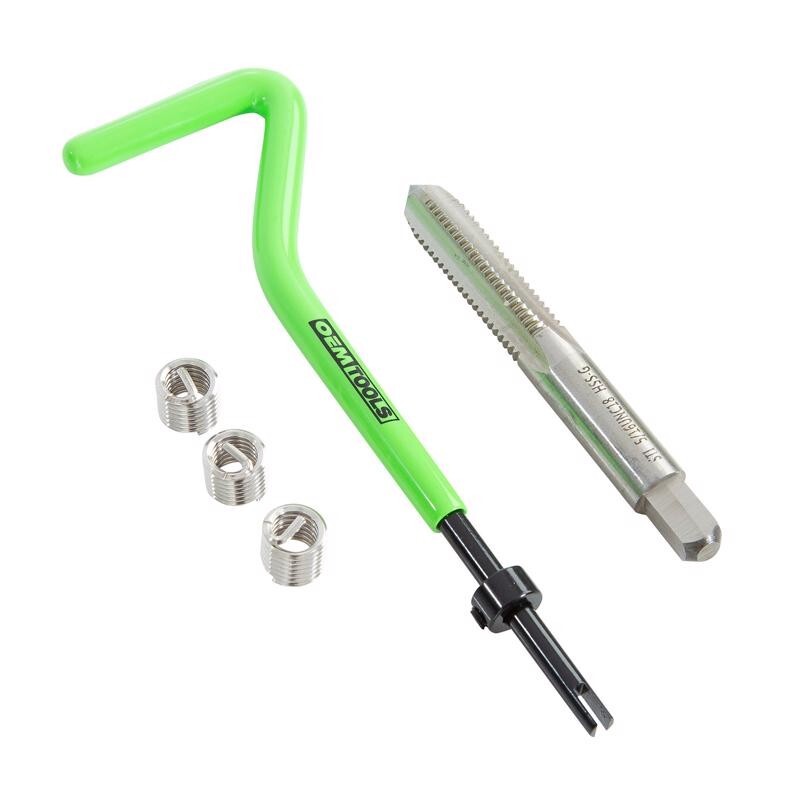 OEMTOOLS 5/16" Stainless Steel Non Locking Helical Thread Repair Kit 5/16 - 18"