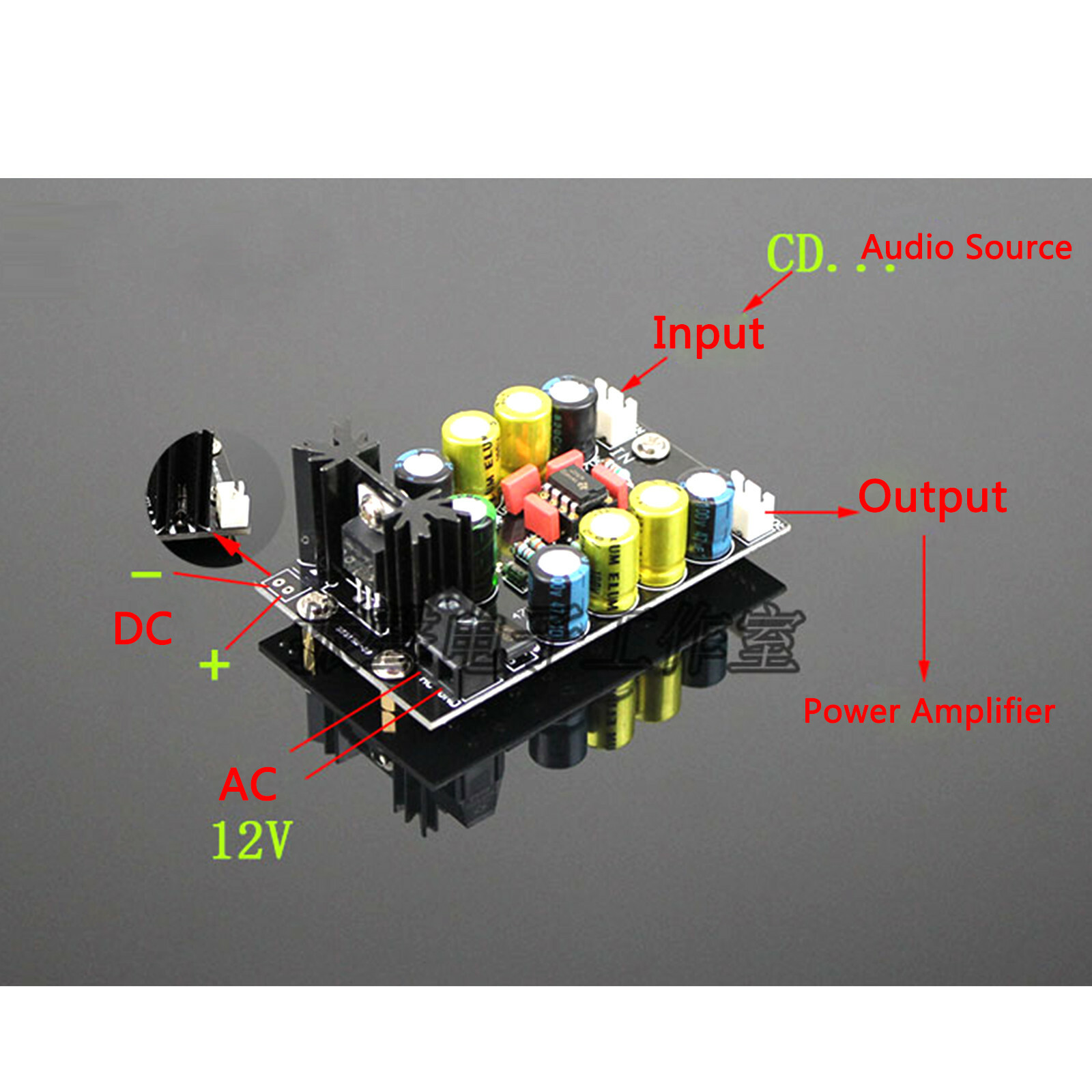 1pc NE5532 preamp board amplifier module Finished board