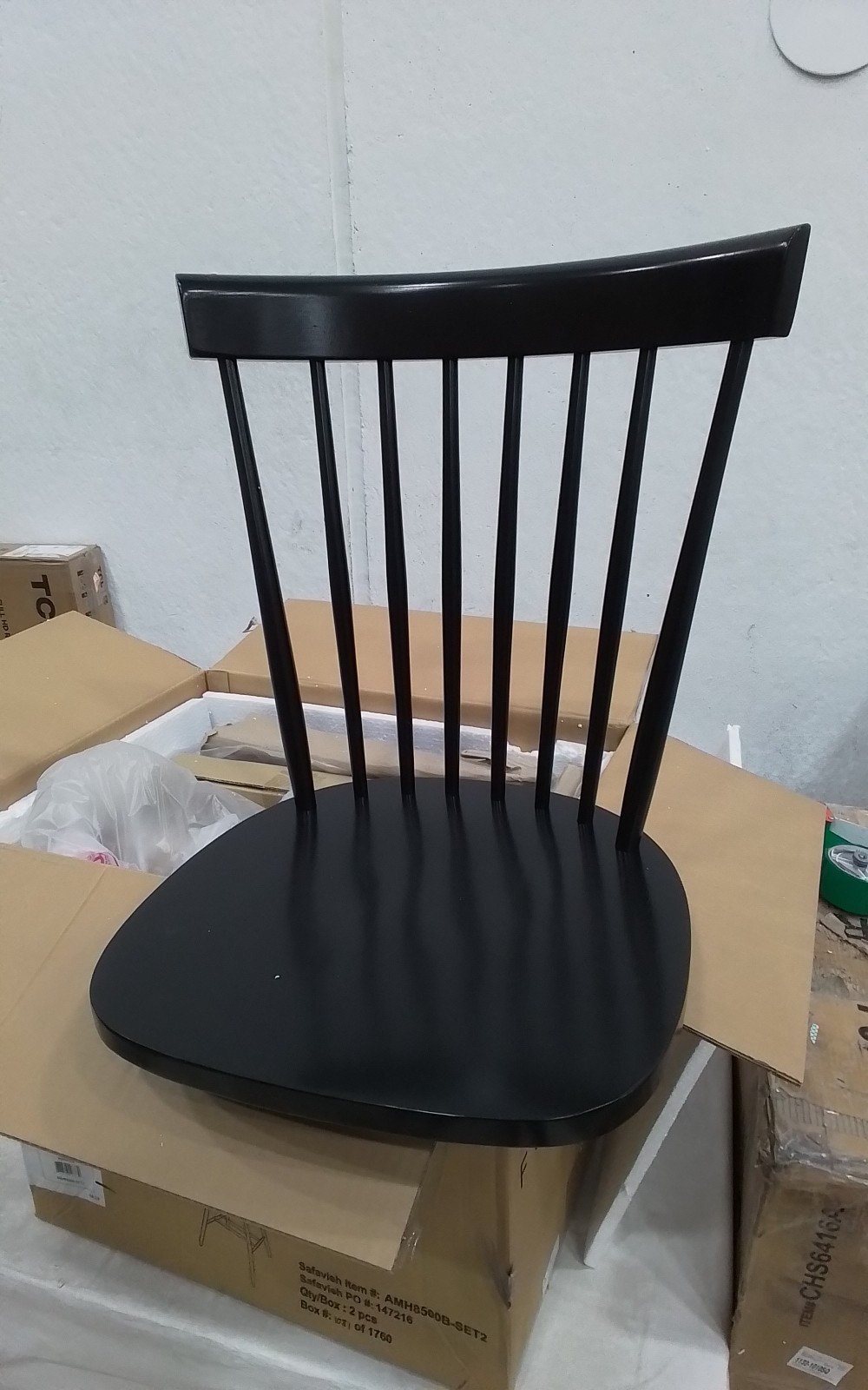 Safavieh PARKER SPINDEL SIDE CHAIR, Reduced Price 2172764784 AMH8500B-SET2