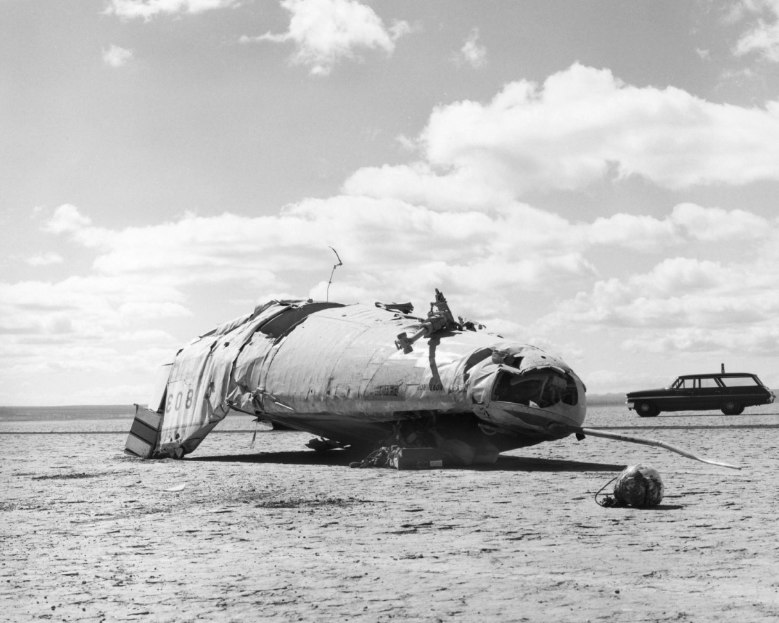 1967 NASA Northrop M2-F2 Aircraft Crash - 8x10 Photo On 8.5x11 #1685