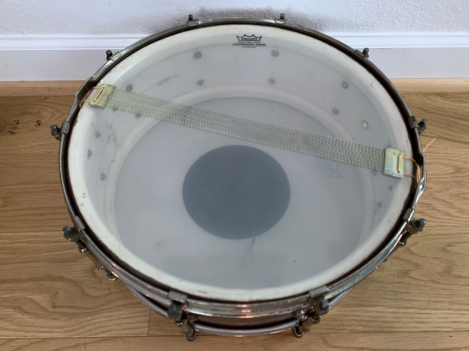 LUDWIG Professional Model 5x14 10-Lug Snare Drum Solid Walnut Shell 1920s Vtg