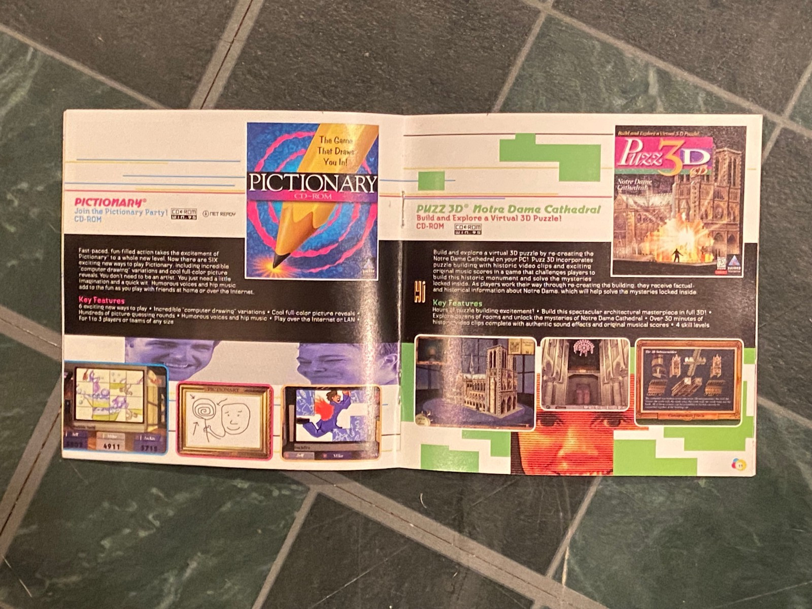 1997 Hasbro Interactive Game Catalog 5.5" X 5.5" 21 Pgs *Pre-Owed/Nice* BT2