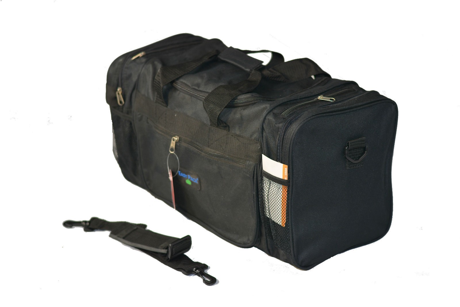 20" 40 LB Capacity  Zippered Duffle Bag Suitcase Sport Luggage Black NEW w Tag
