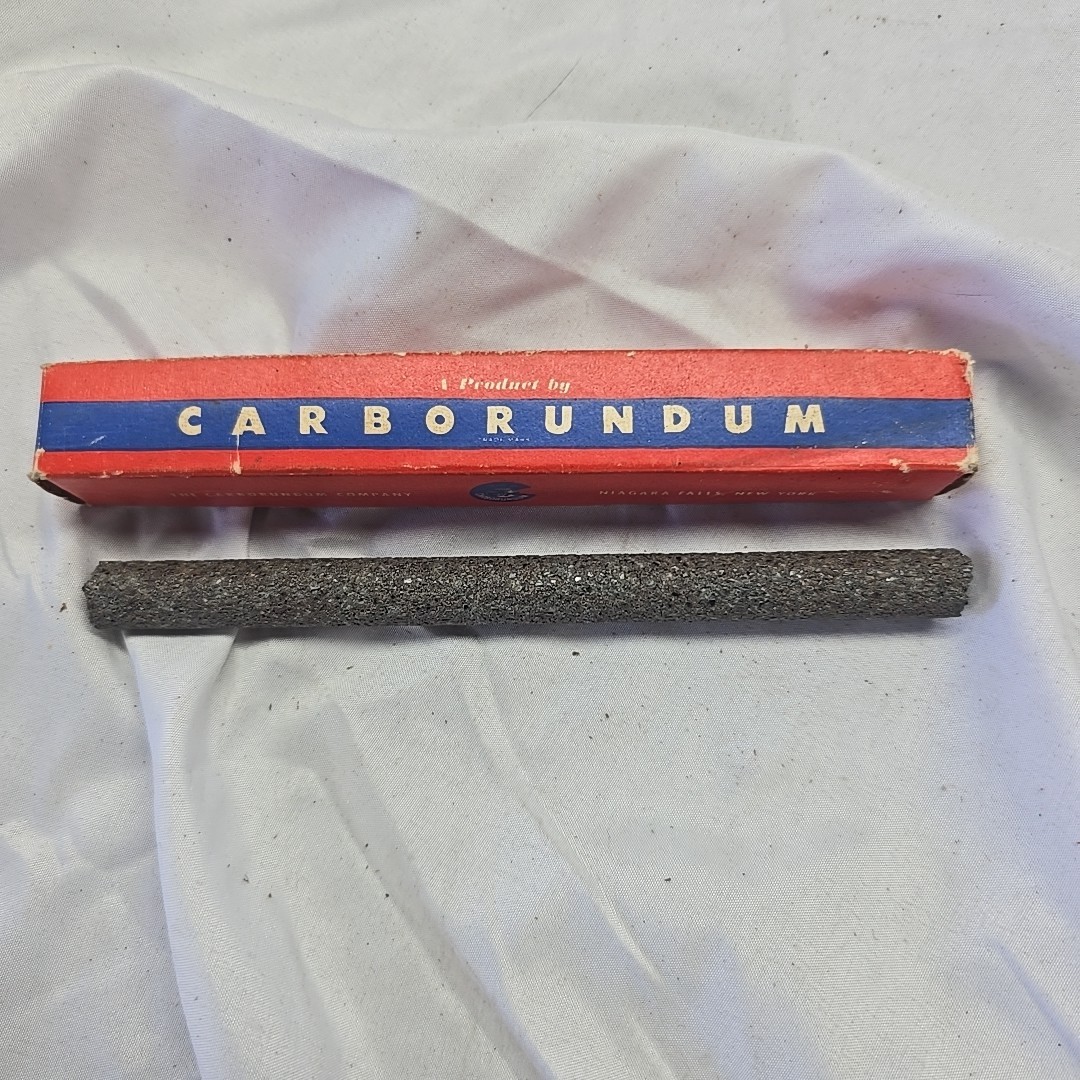 Vintage Carborundum 56 Sharpening Stick Dressing Truing Niagara Falls NY USA Rod