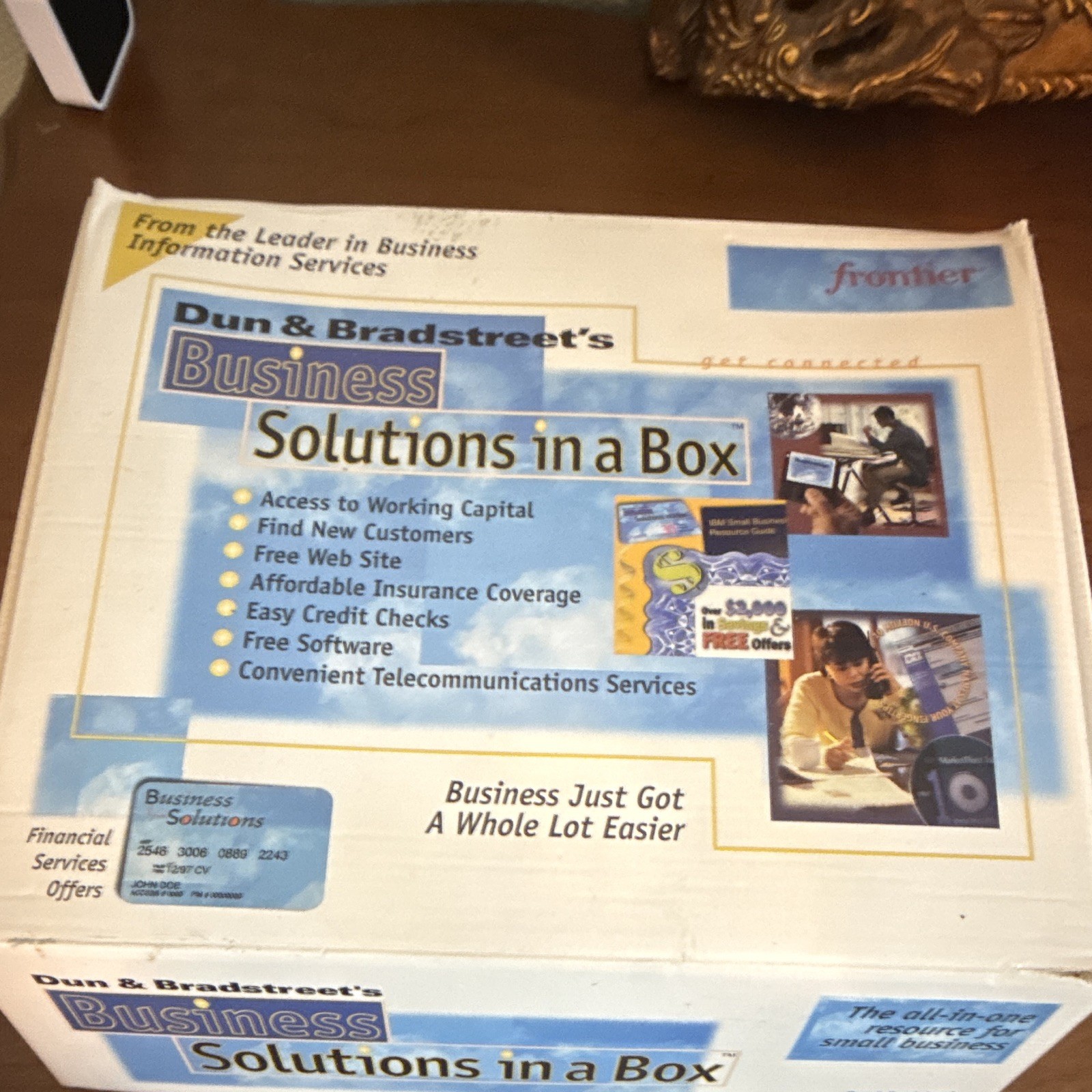 Dun & Bradstreet Business Solutions in a Box Software Kit Complete Set Open Box
