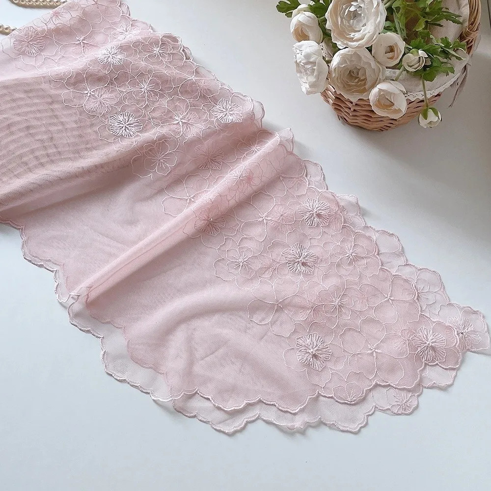 Fashion Embroidered Flower Women's Lace Scarf Shawl Elegant Casual Sunscreen Sha