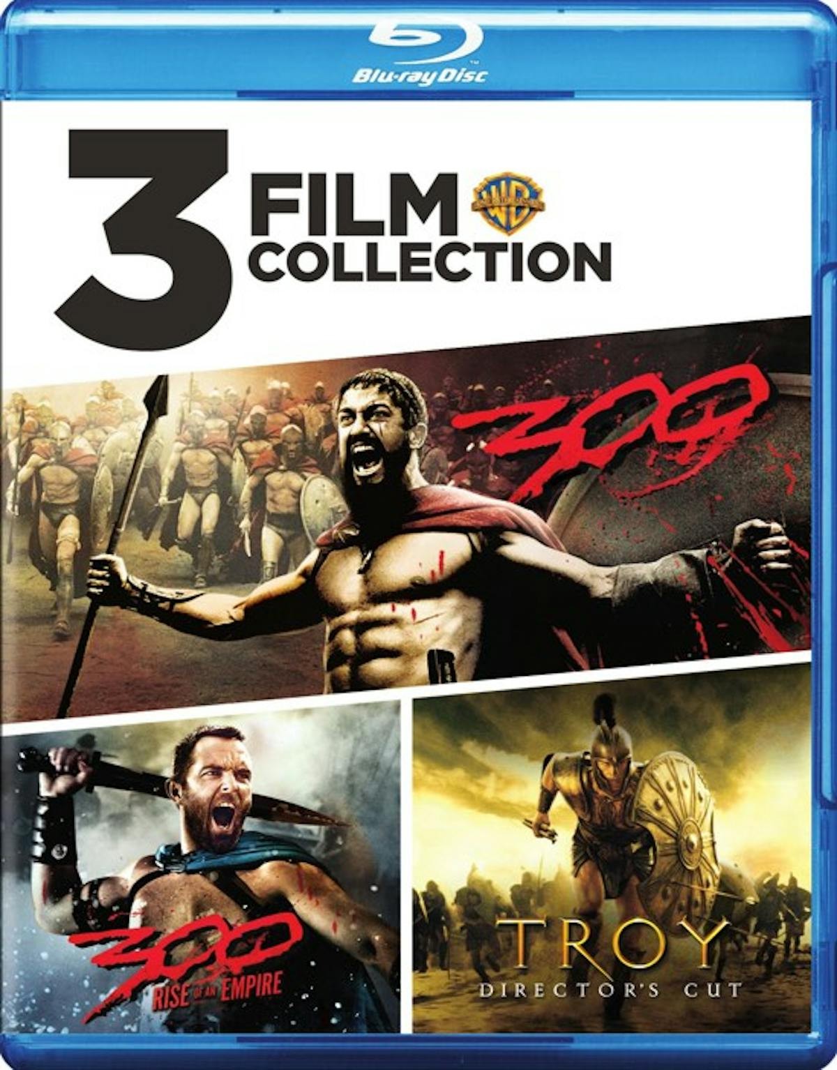 300 / 300 Rise of an Empire / Troy Blu-ray NEW