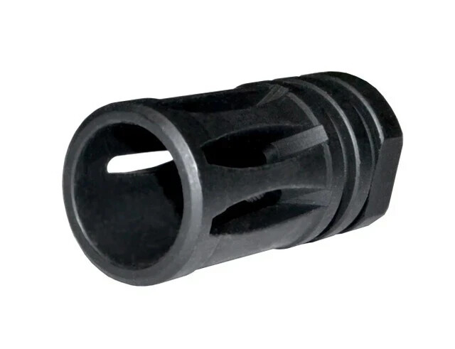 Black Steel Muzzle Brake Compensator 5/8x24 TPI Thread For 9mm