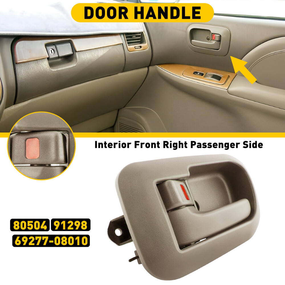Interior Door Handle Front Right Passenger Side 1998-03 for Toyota Sienna Inside