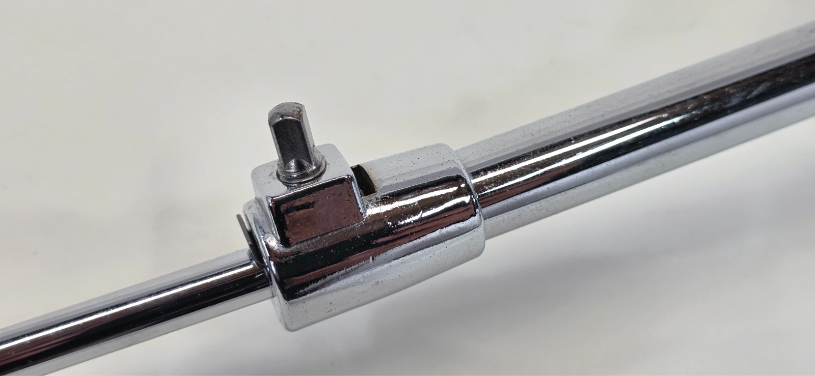 Gretsch Bass Drum Spur Leg Complete Post Assembly -Chrome