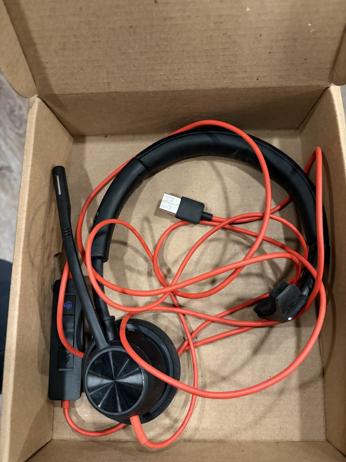 Poly Blackwire 3310 Wired Headset w/ Boom Mic USB-A 212703-01