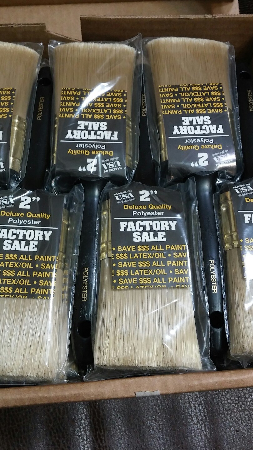 Wooster 2" Deluxe Quality Polyester Factory Sale Lot of 24 Paintbrushes P3972