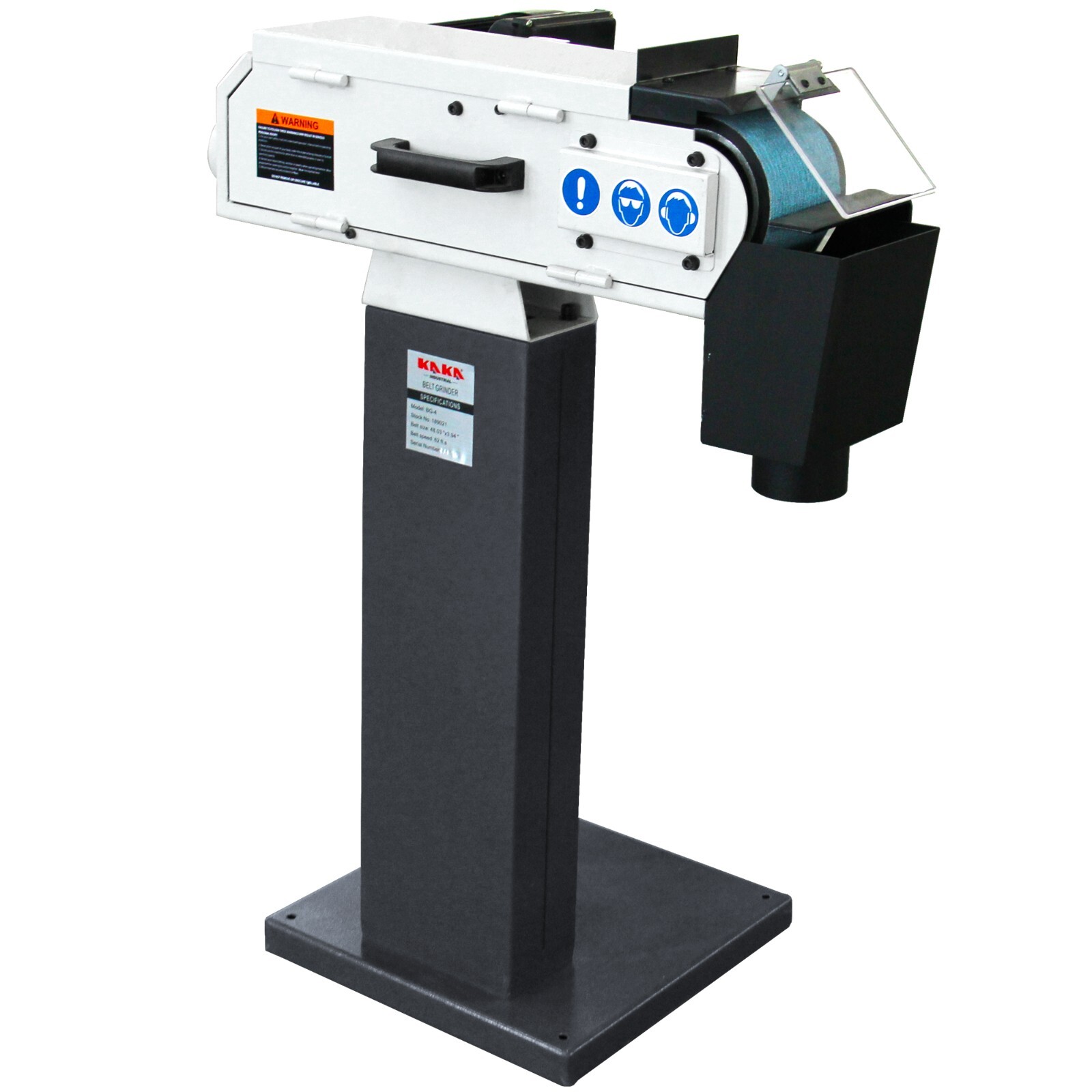 Kaka industrial BG-4  Belt Grinder, High Speed Belt Grinder110V-60HZ-1PH
