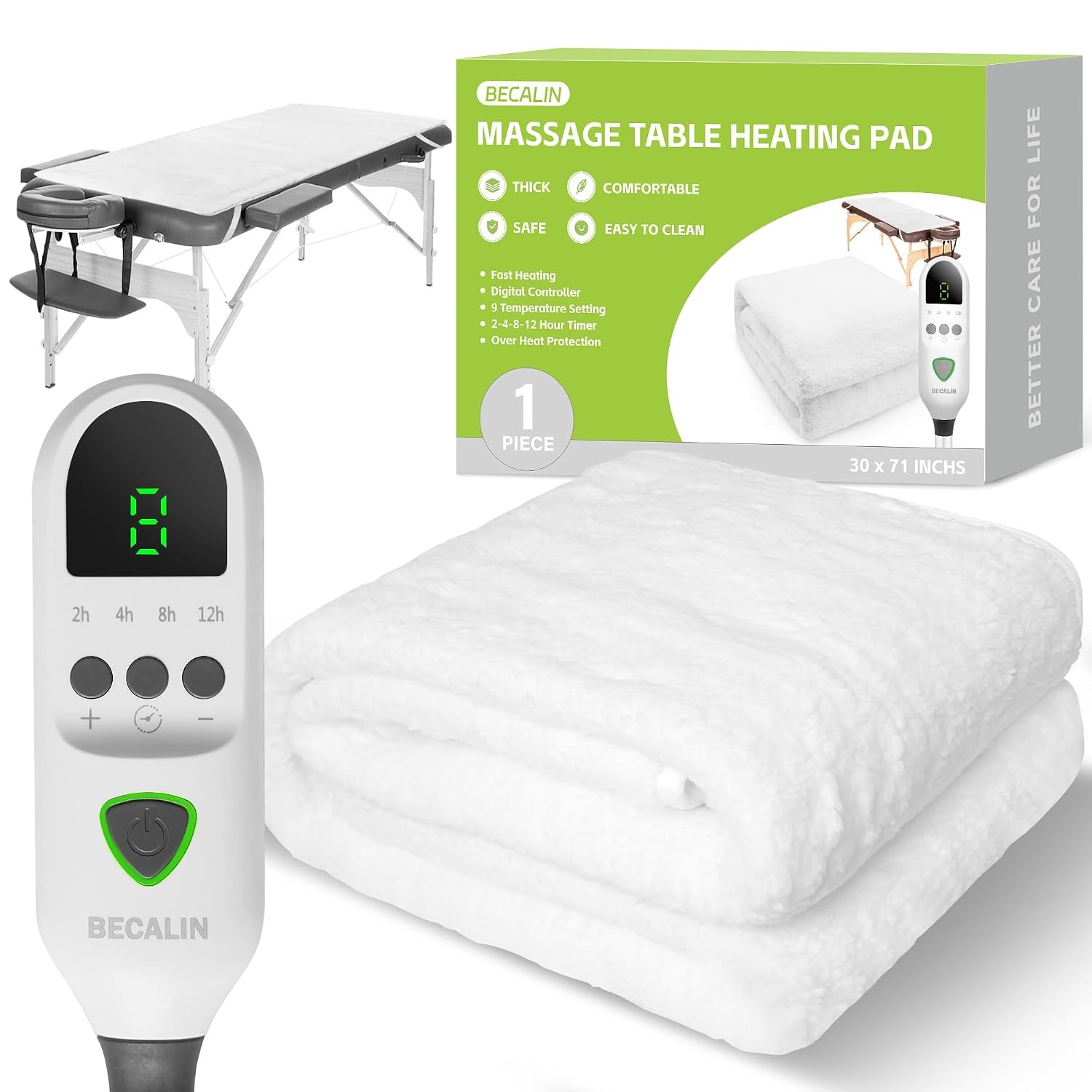 Professional SPA Massage Table Warmer with Timer & 9 Heat Settings