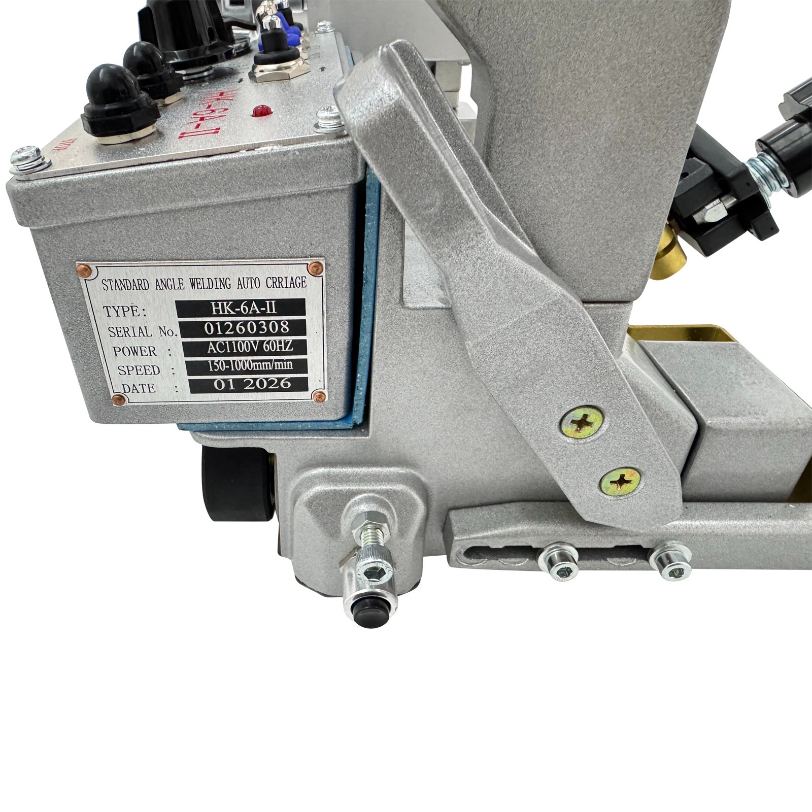 110V Automatic Welding Trolley Portable Flat Rail & Angle Welding Carriage