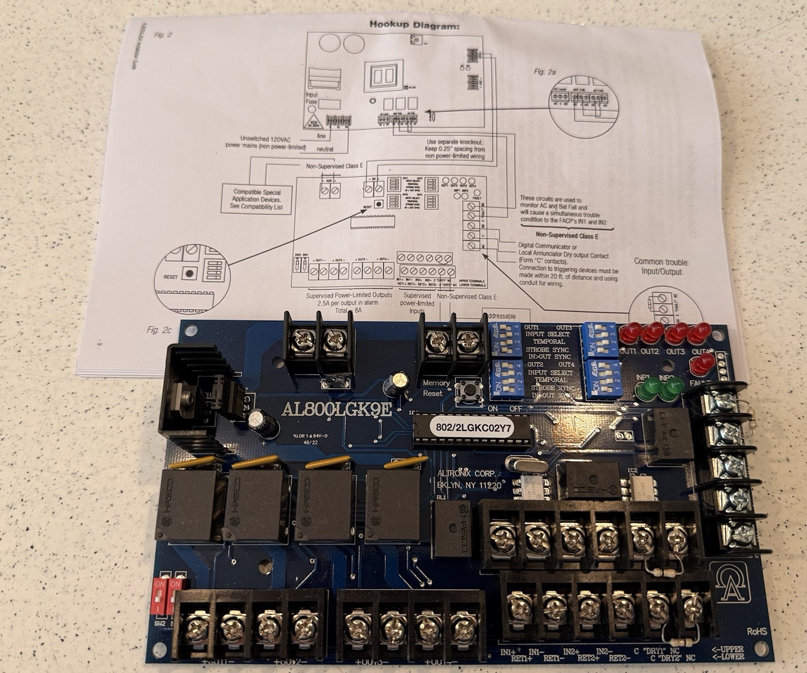 Altronix - AL800LGK9E - Logic Board for Power Extender