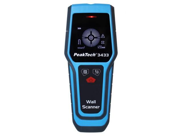 P 3433 Non-contact wood, metal and line detector LCD IP54 PEAKTECH