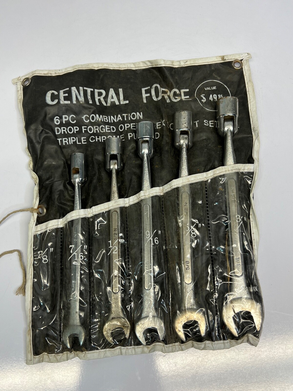 Central Forge Flexsocket Combination Wrench Set