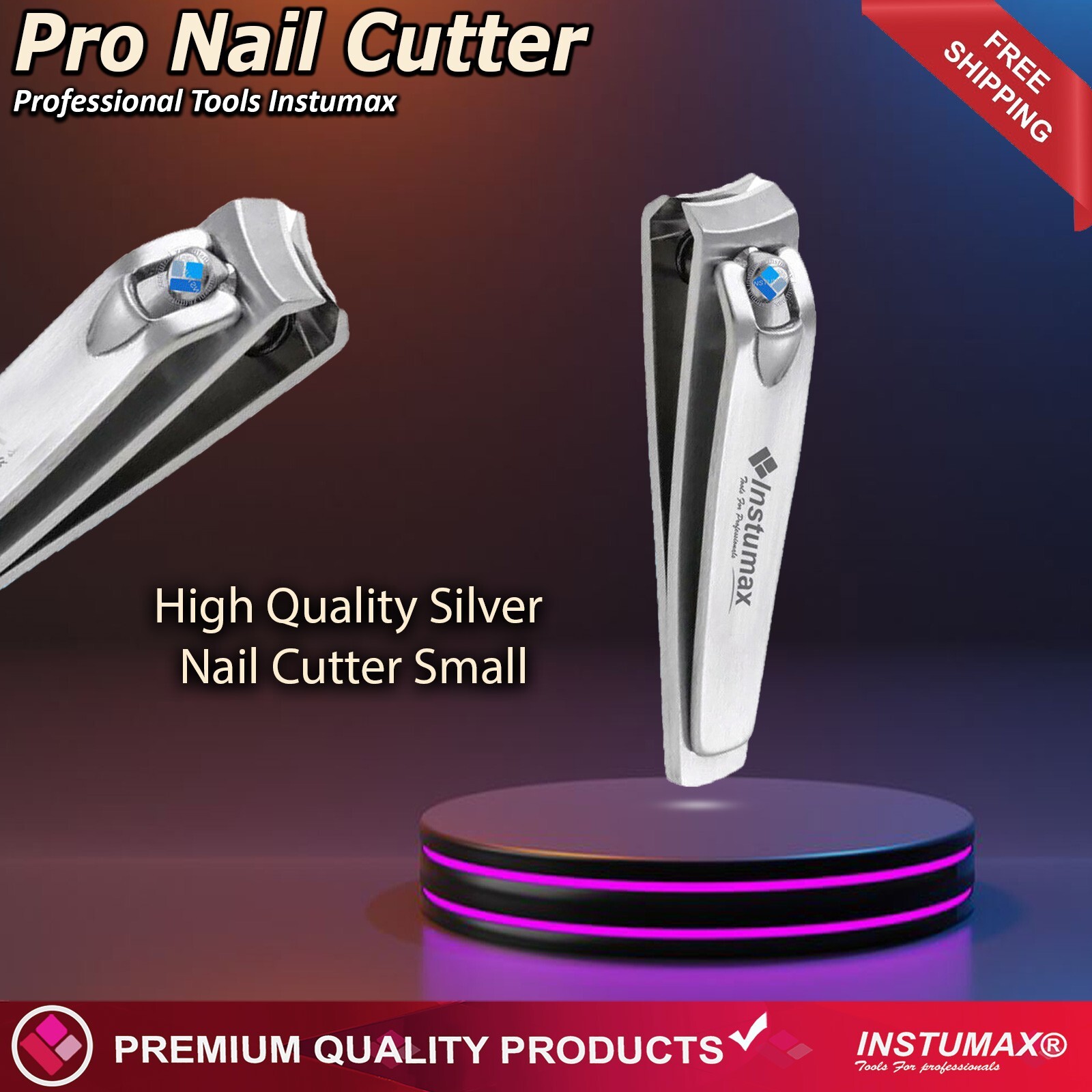 Heavy Duty Toenail Clippers Thick &Hard Nail Cutter Stainless Steel Professional