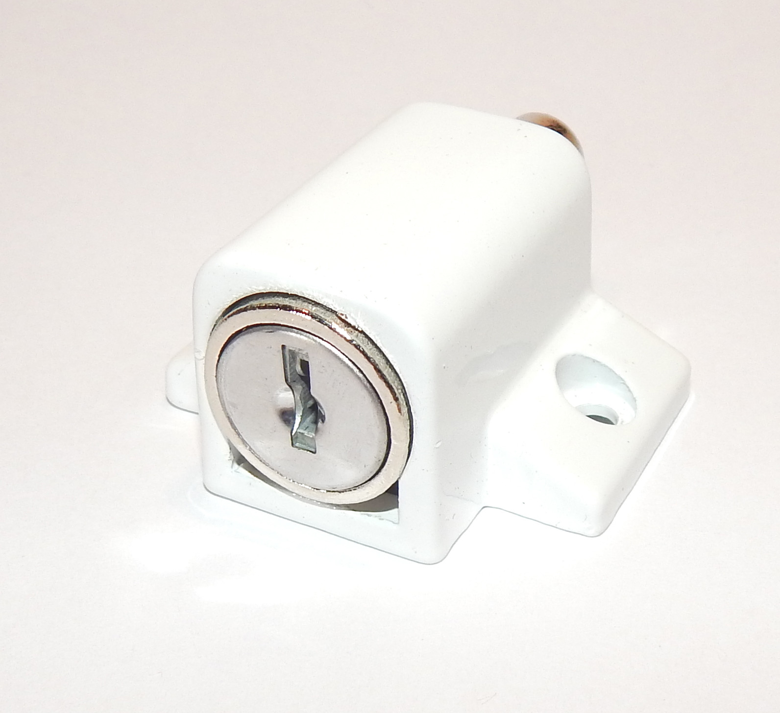 Keyed Double Hung Sash Window Lock - Keyed Alike - White