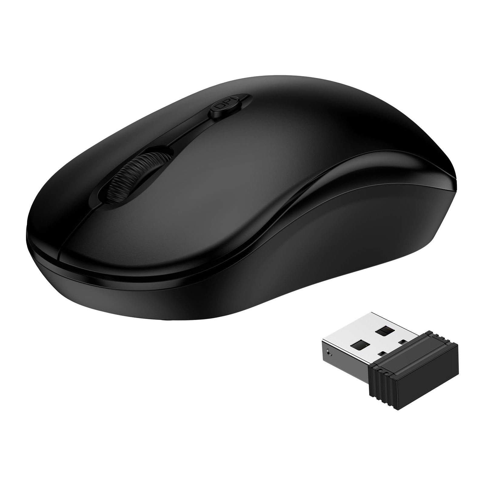 Wireless Mouse for HP Dell Lenovo Laptop, 2.4GHz Computer Mouse with USB Rece...