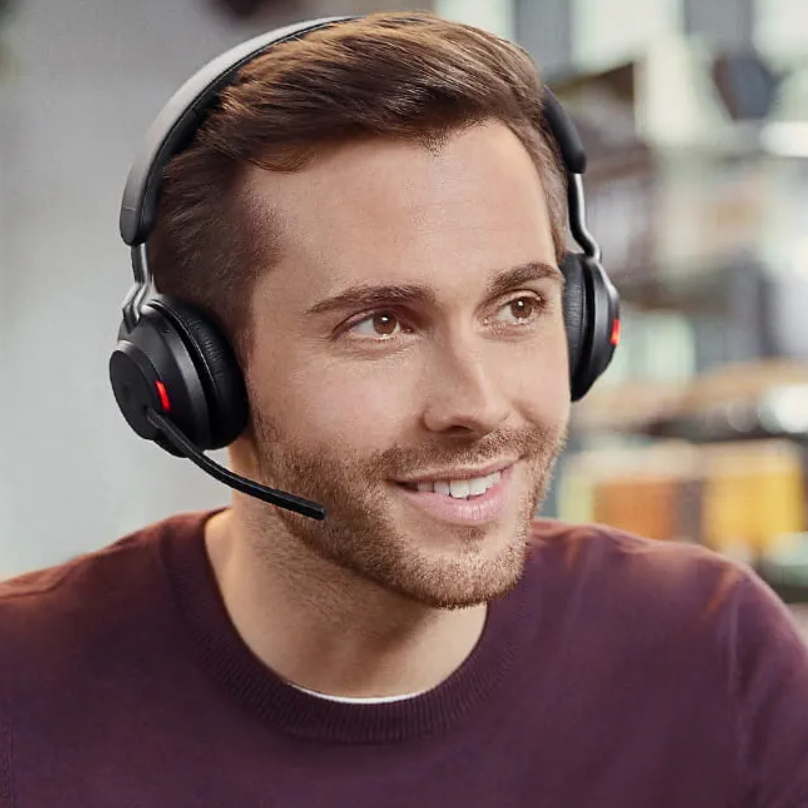 Jabra Evolve2 65 MS Stereo Wireless Headset Link380a USB-A Teams Bluetooth NEW
