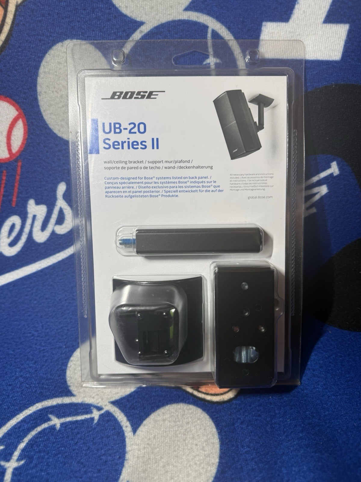 Bose UB-20 Series II Wall/Ceiling Speaker Bracket Mount Kit Black