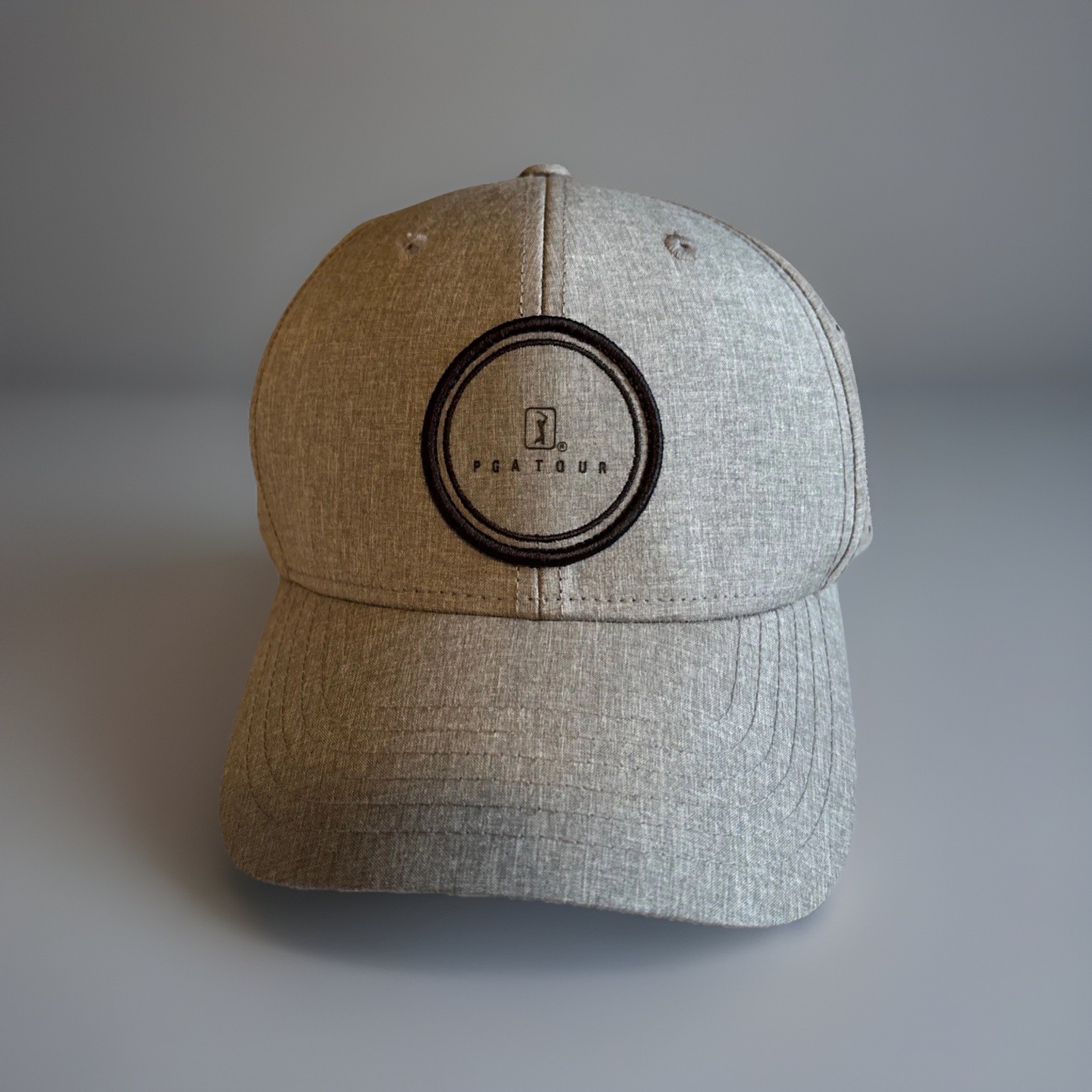 PGA Tour Airflux Grey Golf Hat Mesh Back Adjustable Cap