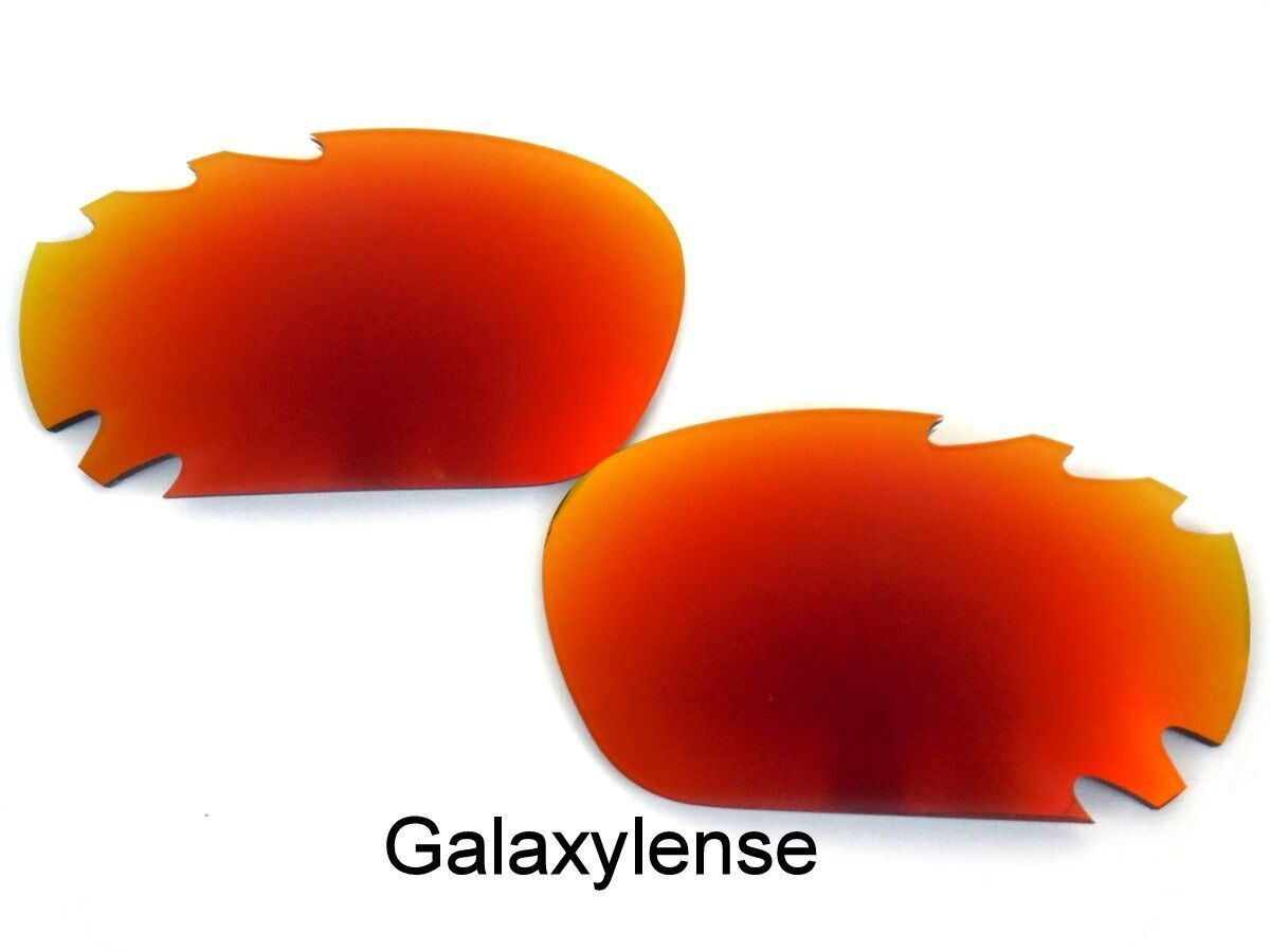 Galaxy Replacement Lenses for Oakley Racing Jacket Fire Red Polarized 100%UVA&VB
