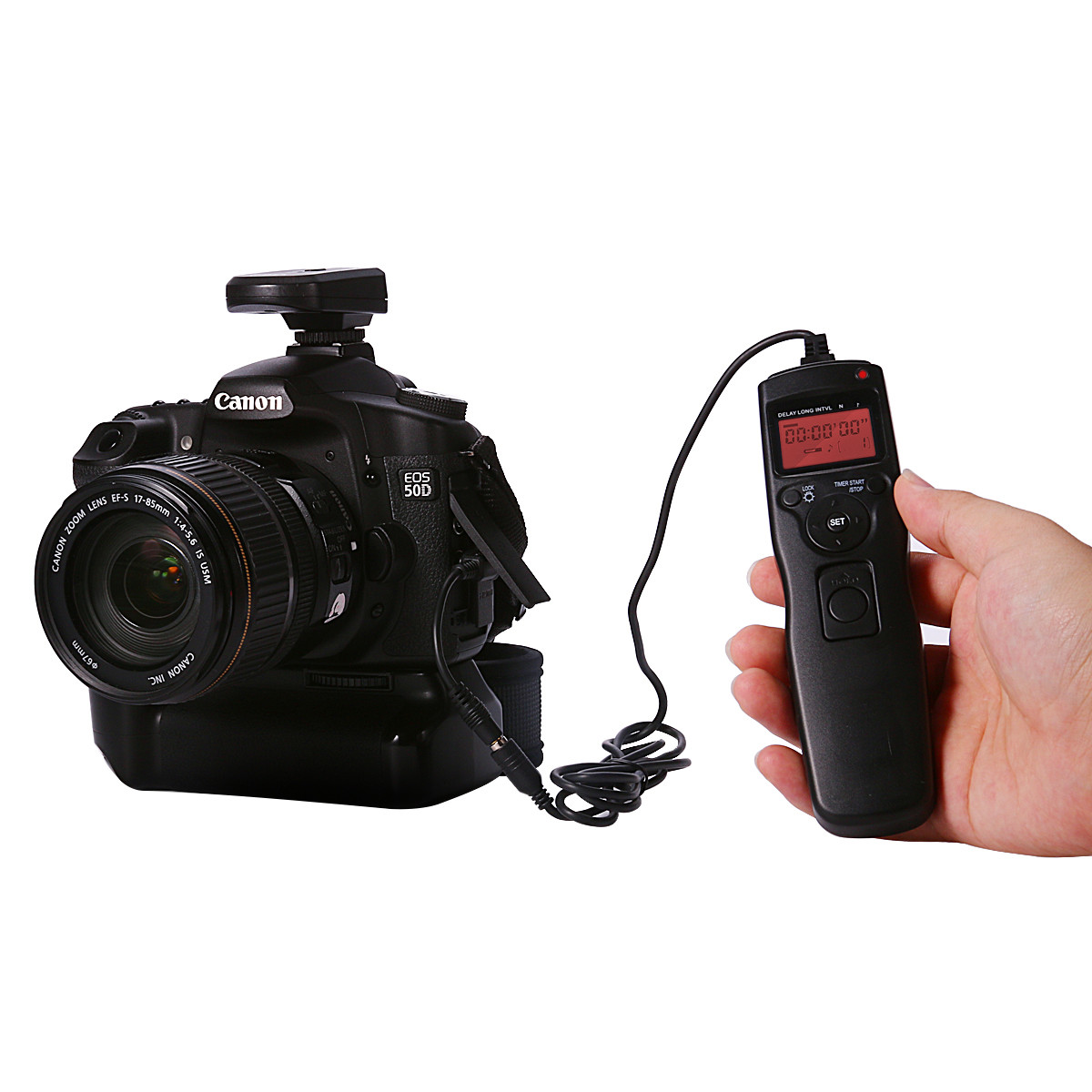 Time lapse intervalometer Timer Remote Shutter Release for Canon5D mark II IV 7D