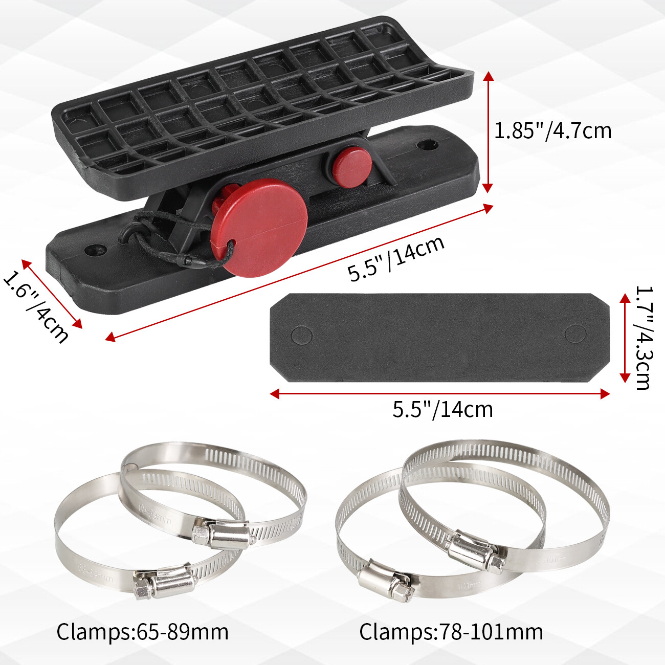UTV Car Fire Extinguisher Holder Mount Bracket Adjustable Compatible with RZR