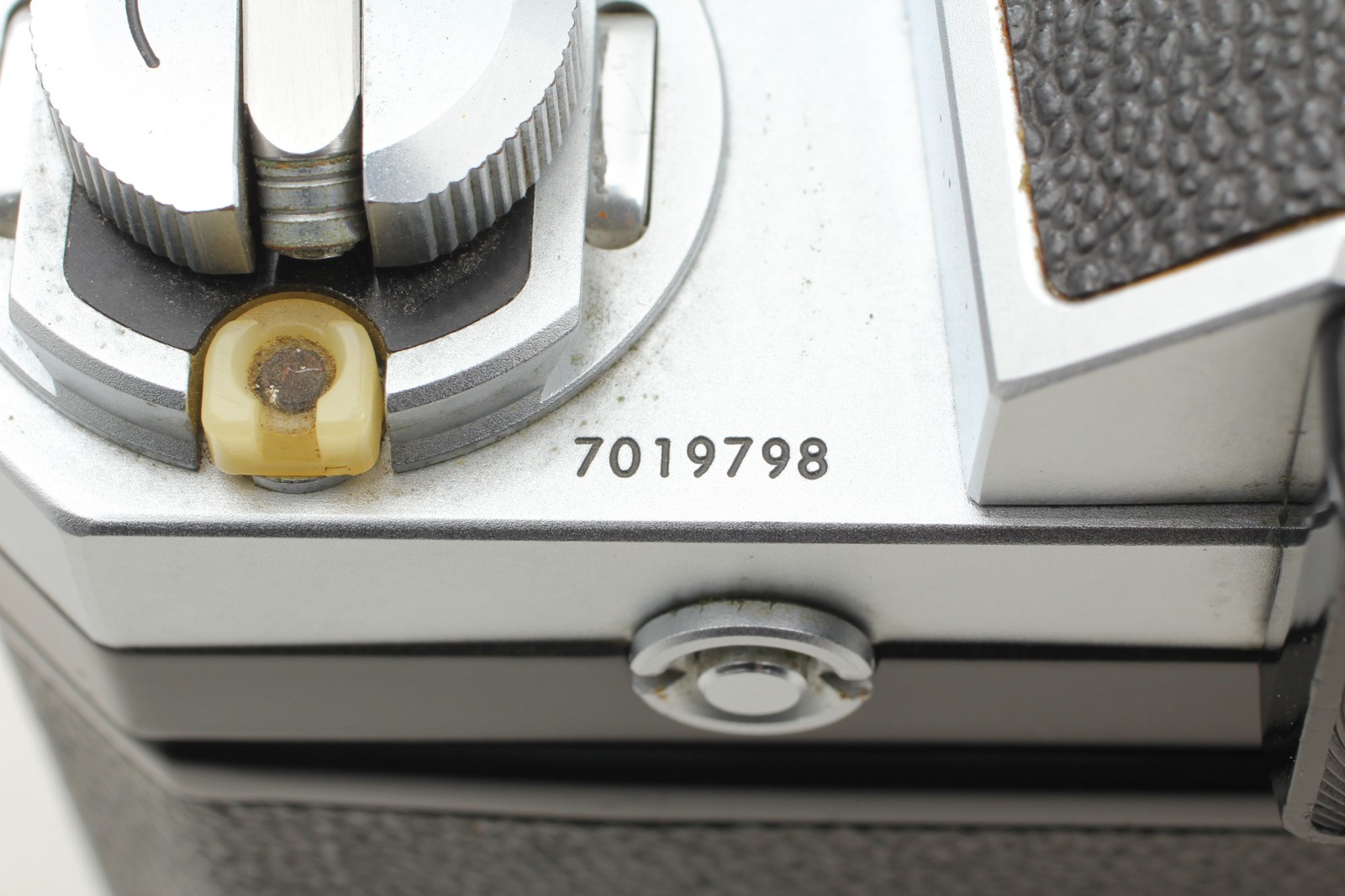 [Exc+5] Nikon F Eye Level Silver 35mm SLR Film Camera From JAPAN