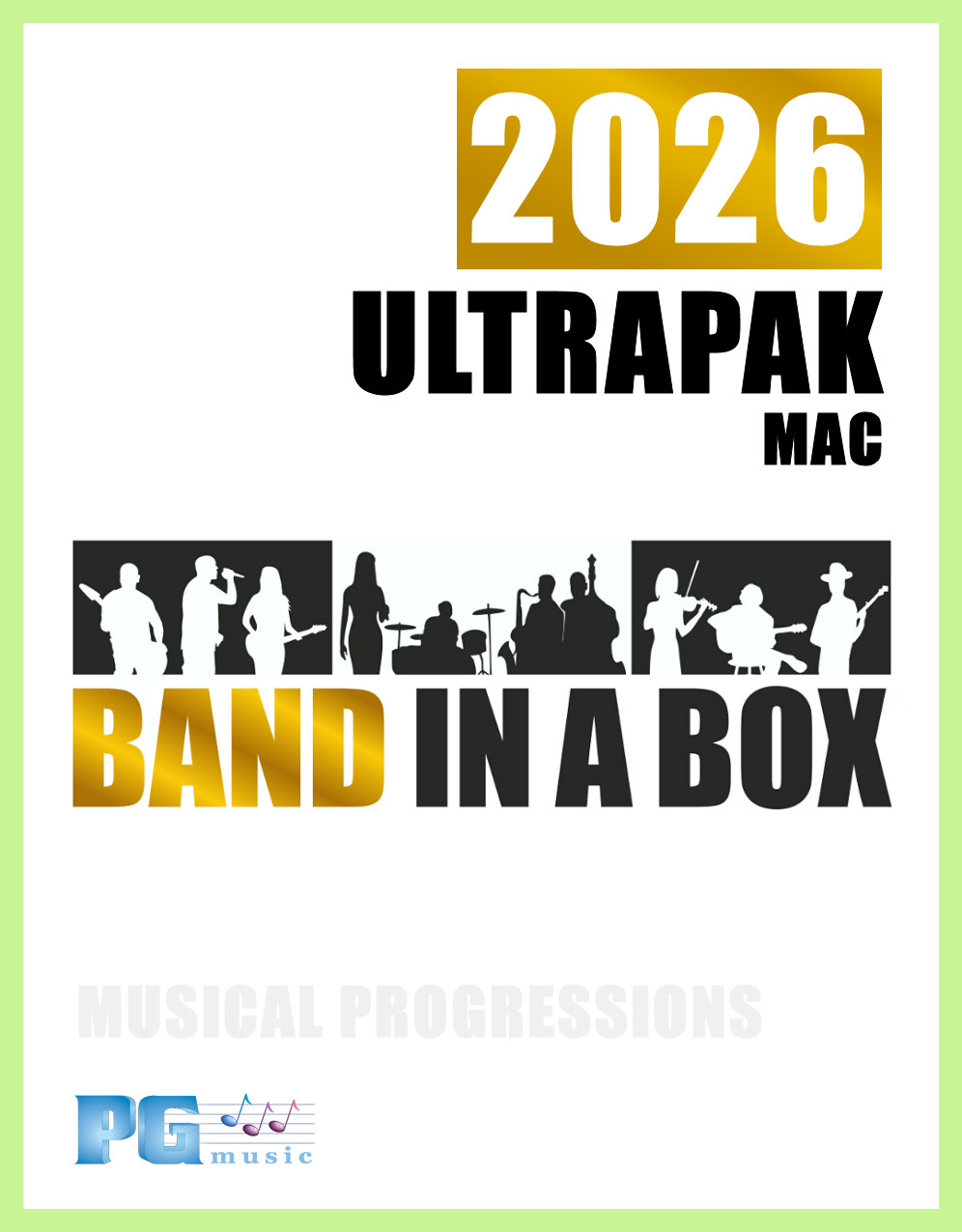 Band in a Box UltraPak 2026 - MAC - Music Audio Software - Product License - NEW