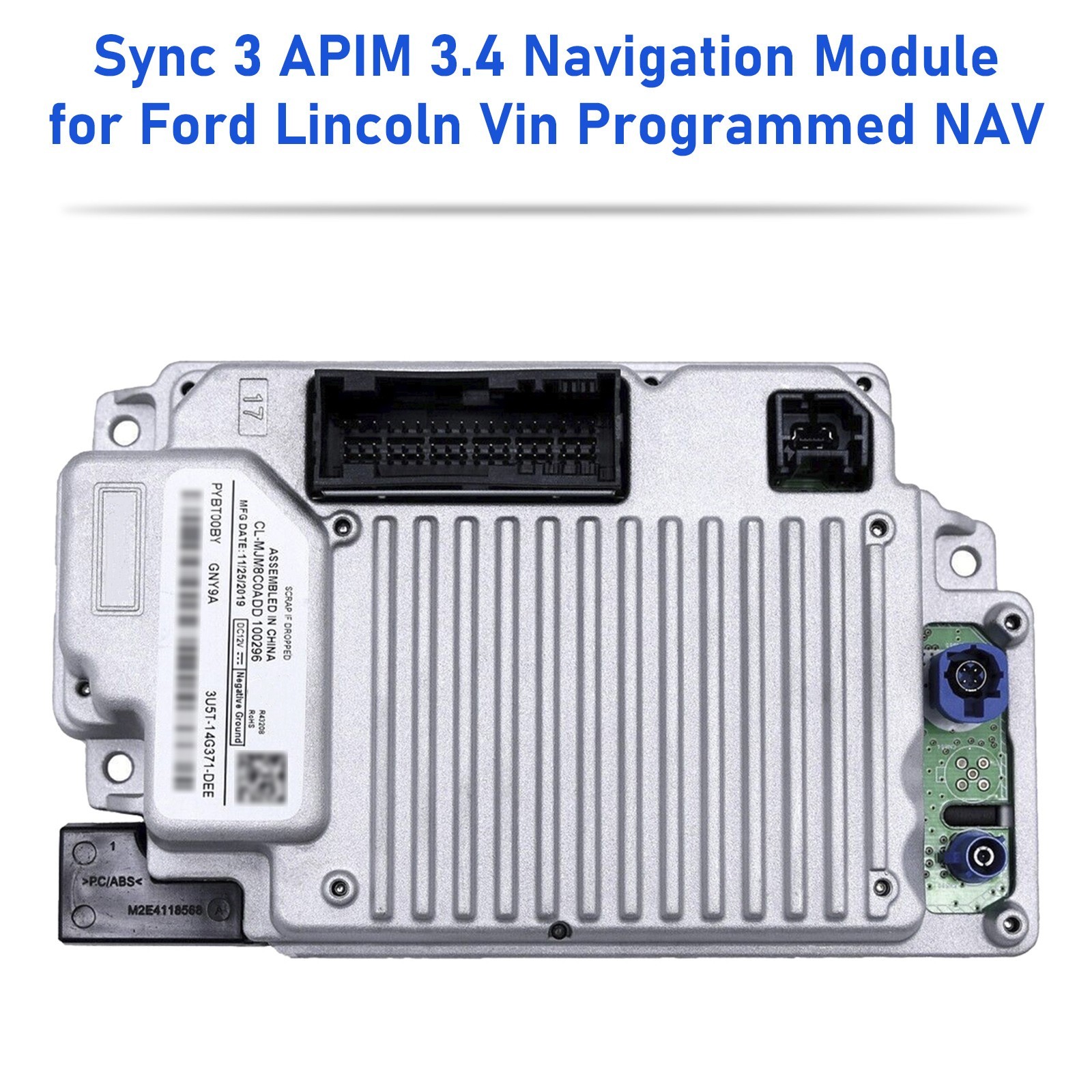 NEW Sync 3 APIM 3.4 Navigation Module for Ford Lincoln Vin Programmed NAV-