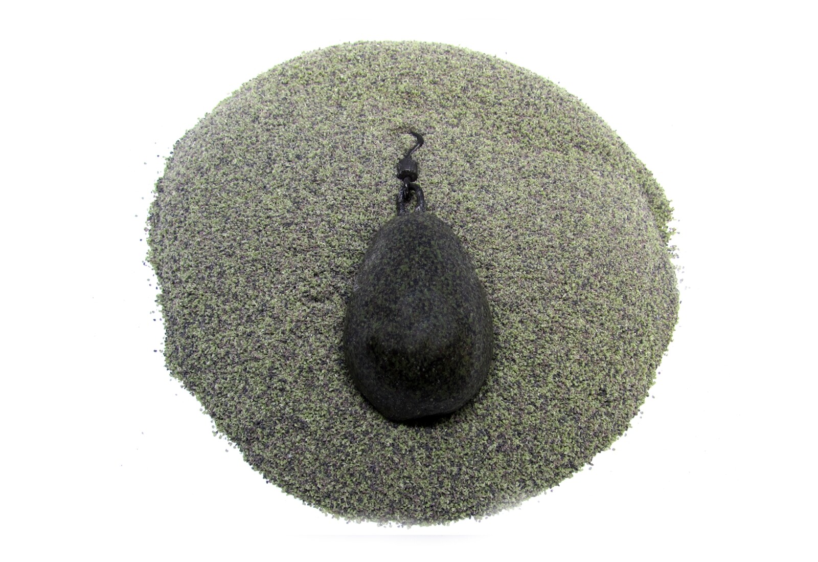 SMOOTH MATT Lead coating powder Silty green camo Jig head plastic HLS tackle