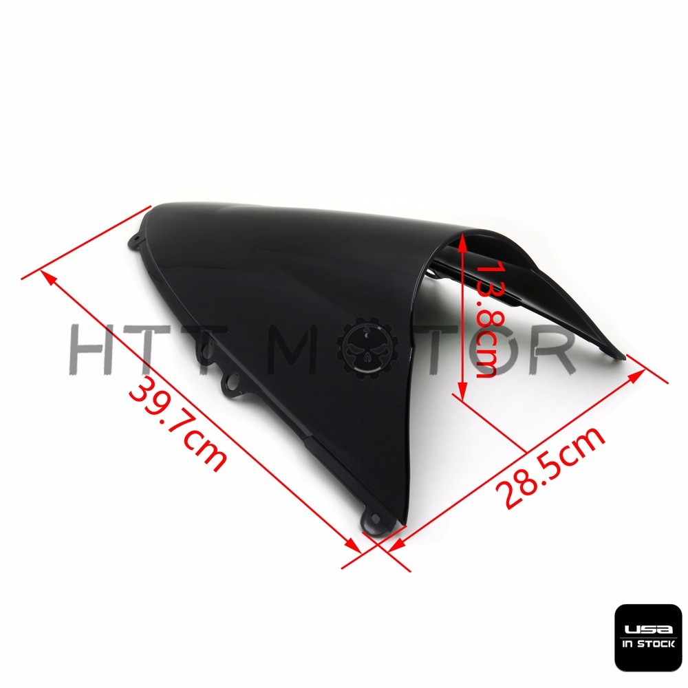 Smoke Black Double Bubble Windscreen Windshield for Ducati 899 1199 Panigale