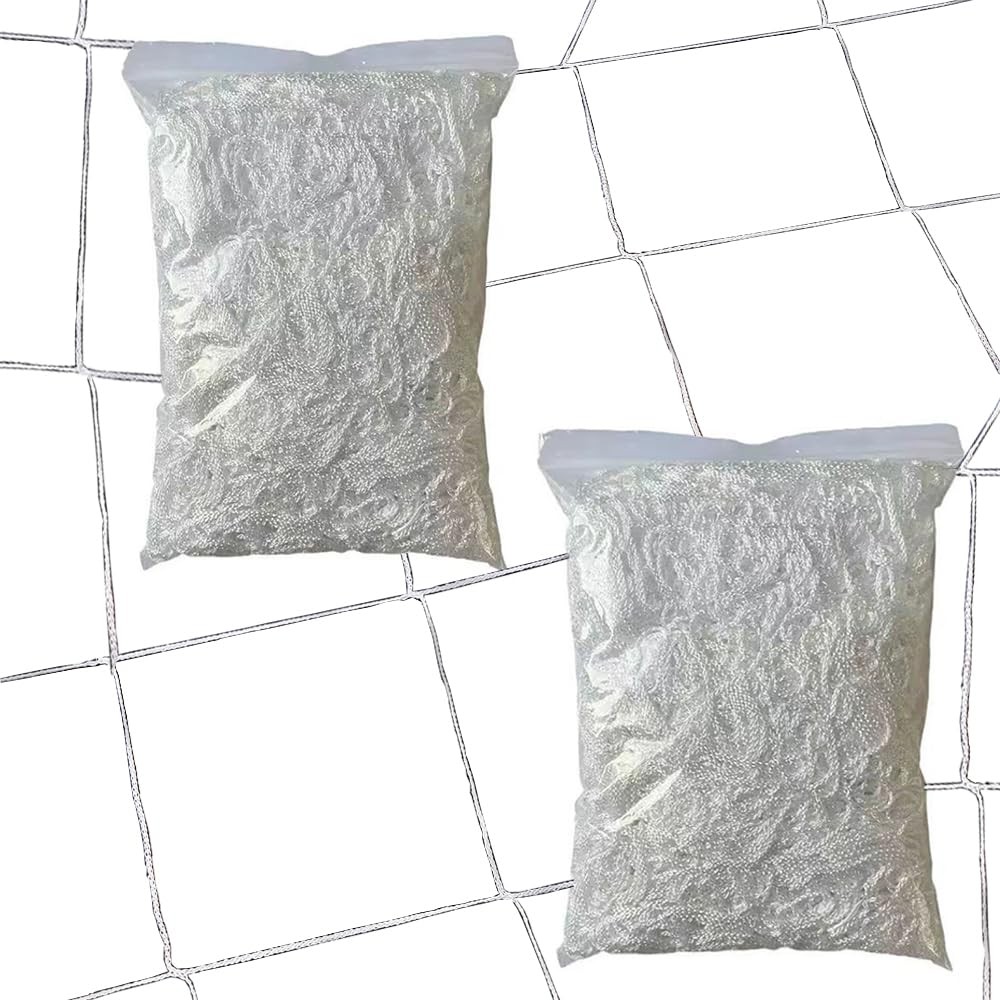 2 Pack Plant Climbing Net, 5 Ft X 30 Heavy-Duty Garden Trellis White