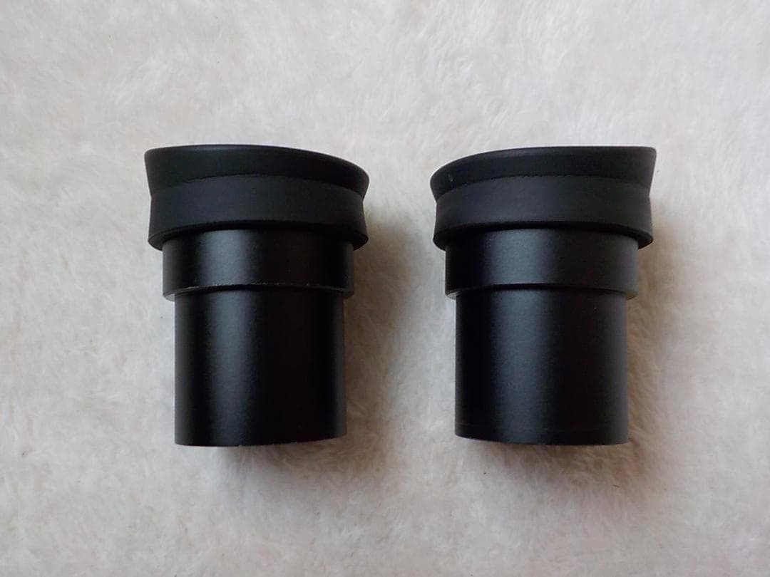 Pair of Nikon 15x Microscope Eyepieces 30mm Tube w/ Rubber Eye Cups Spare Stock