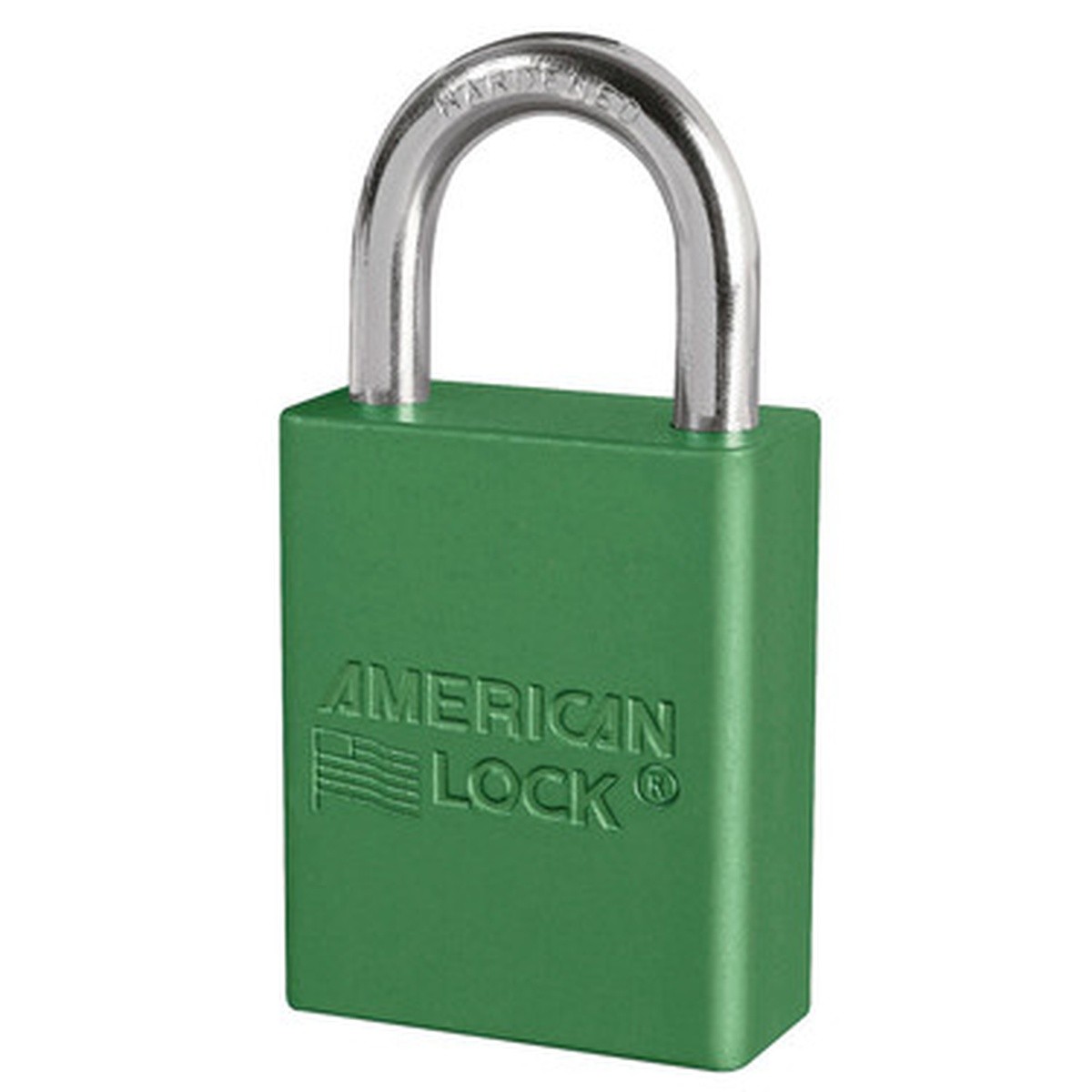 American Lock A1105KAGRN25743 Green Anodized Aluminum Safety Padlock Keyed Alike