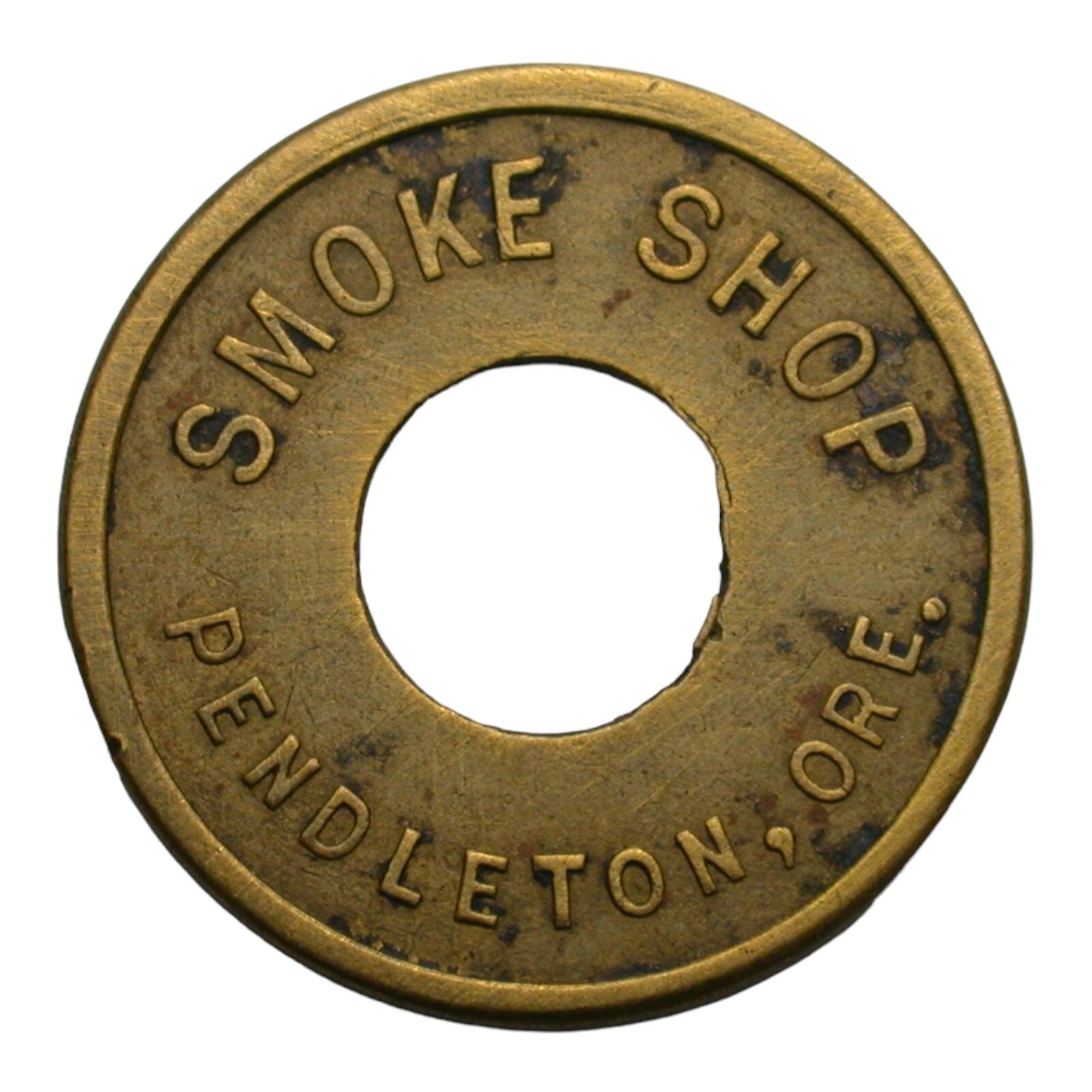 Pendleton, OR Smoke Shop G/F 5¢ In Trade B R 21 TC-3426 Token