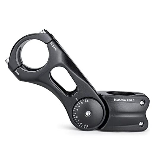 Bike Bicycle Stem - -75 ~ + 50 Degree Adjustable Bike Stem- Xt-a823-110