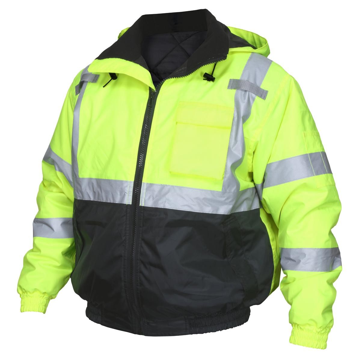 MCR Safety VBBQCL3 Luminator Series Two Tone Value Bomber Jacket