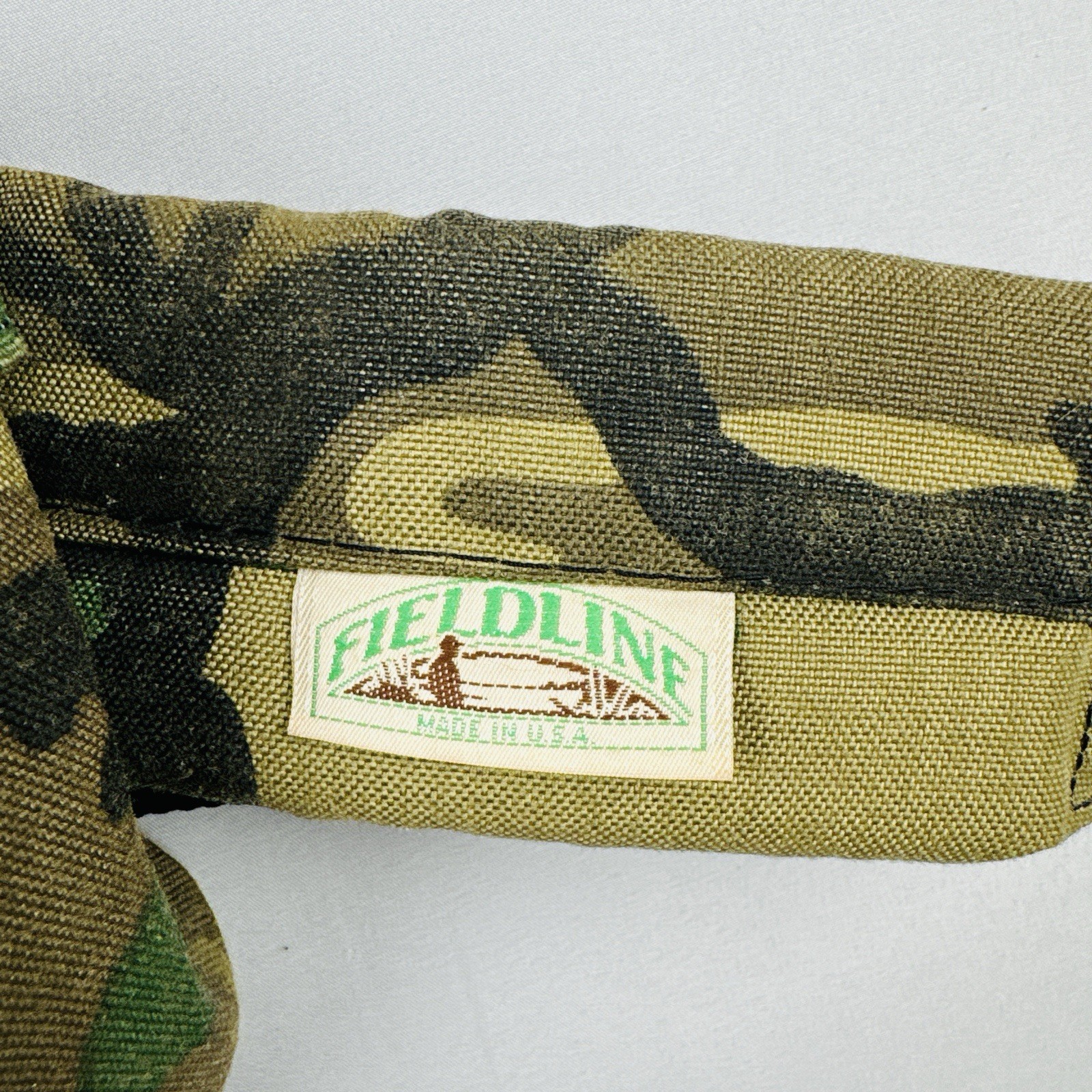 Vintage Fieldline Camo Sling Bag USA Made Hunting Waist Pack Outdoor