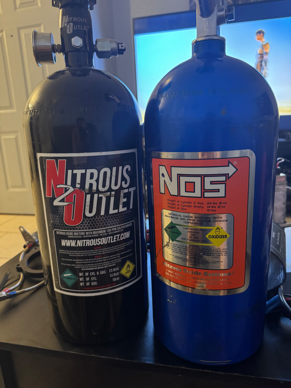 Nitrous Outlet Fogger, LS 92 mm Plate, Fuel Cell, 2 Nitrous Bottles