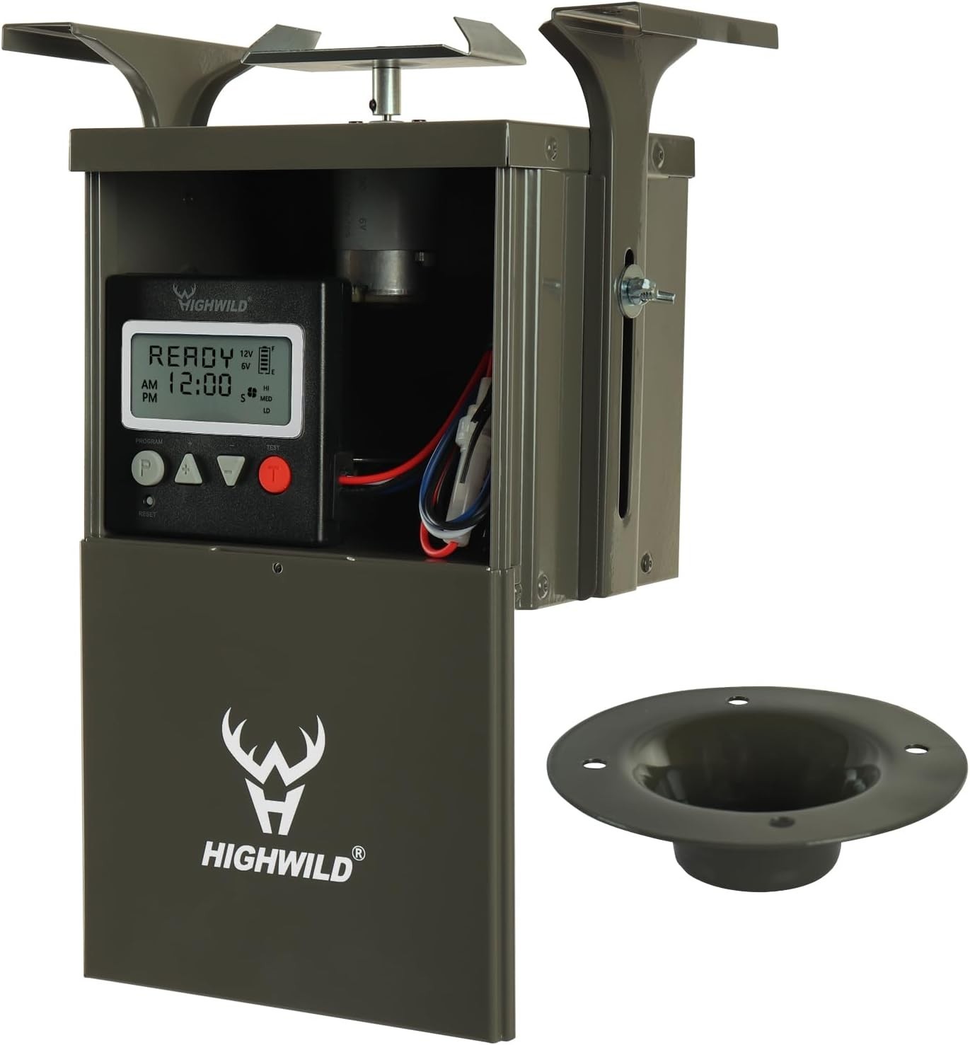 6-Volt Digital Power Control Unit for Weatherproof Deer Feeding Efficiency