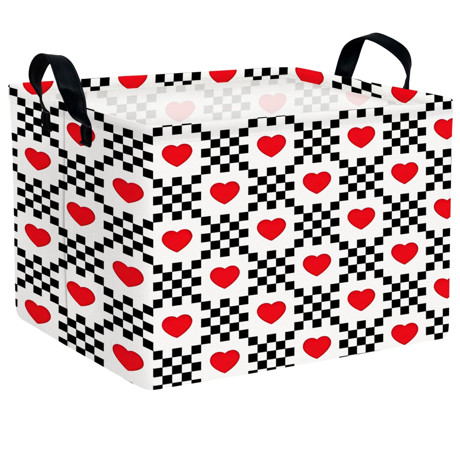 ASKETAM Valentine's Day Basket for Gifts Empty Cute Heart Large Gift Basket D...