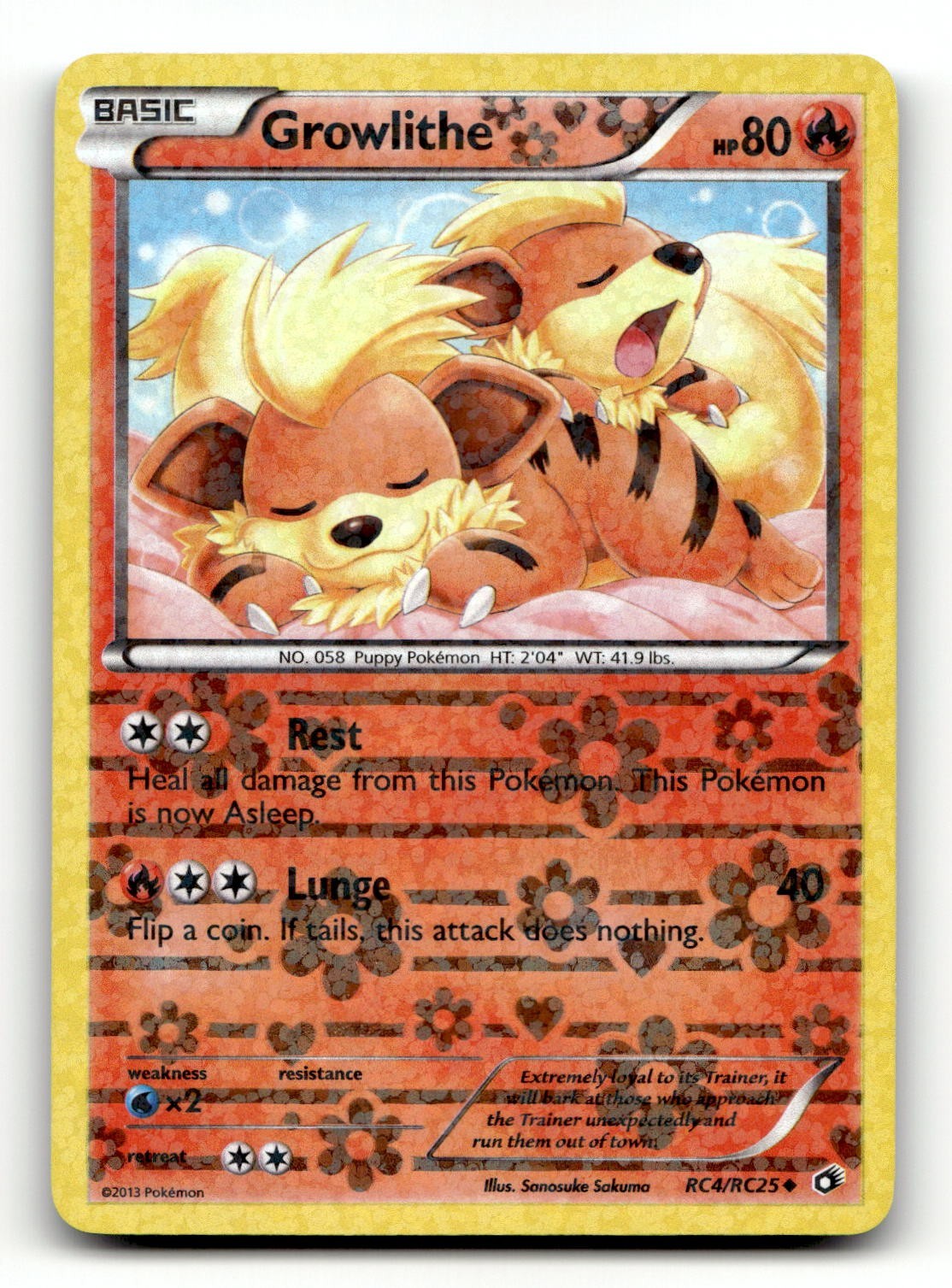 Arcanine Growlithe Pokémon Cards! Holo/Reverse holo EX V Rare Choose Your Card!